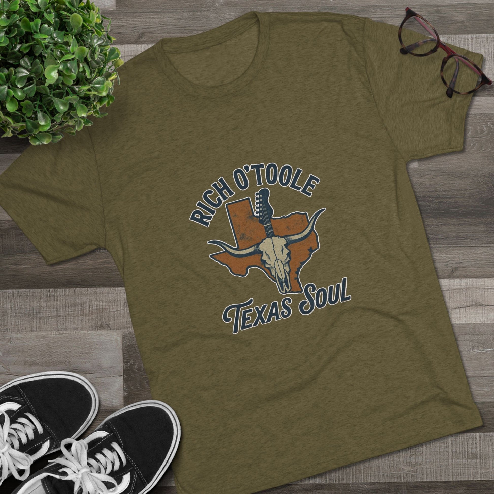Rich O'Toole Texas Soul - Tri-Blend Crew Tee