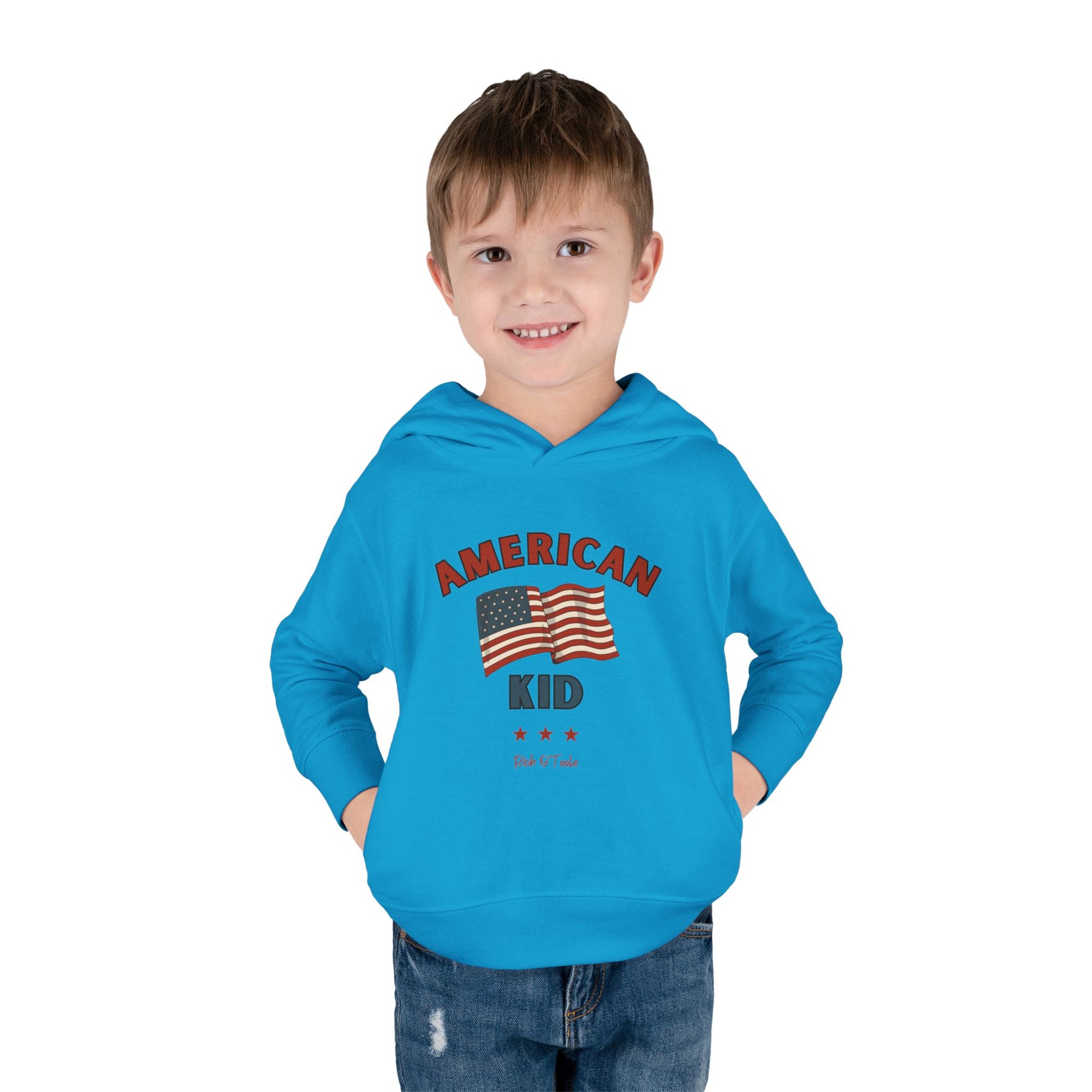 American Kid - Toddler Pullover Fleece Hoodie