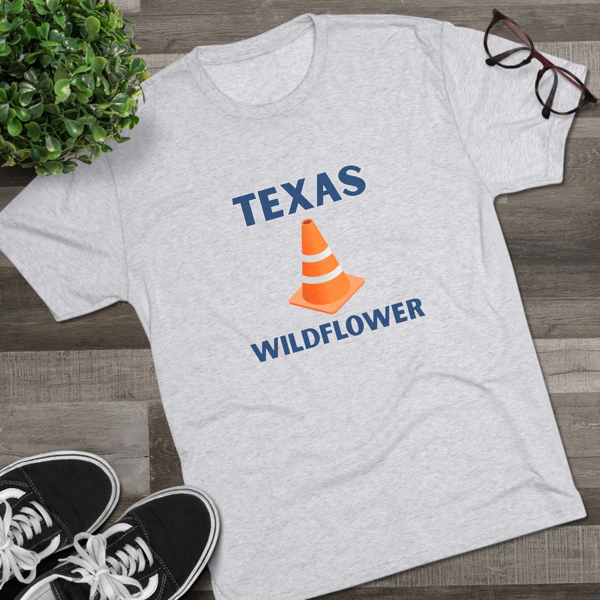 Texas Wilflower - Tri-Blend Crew Tee