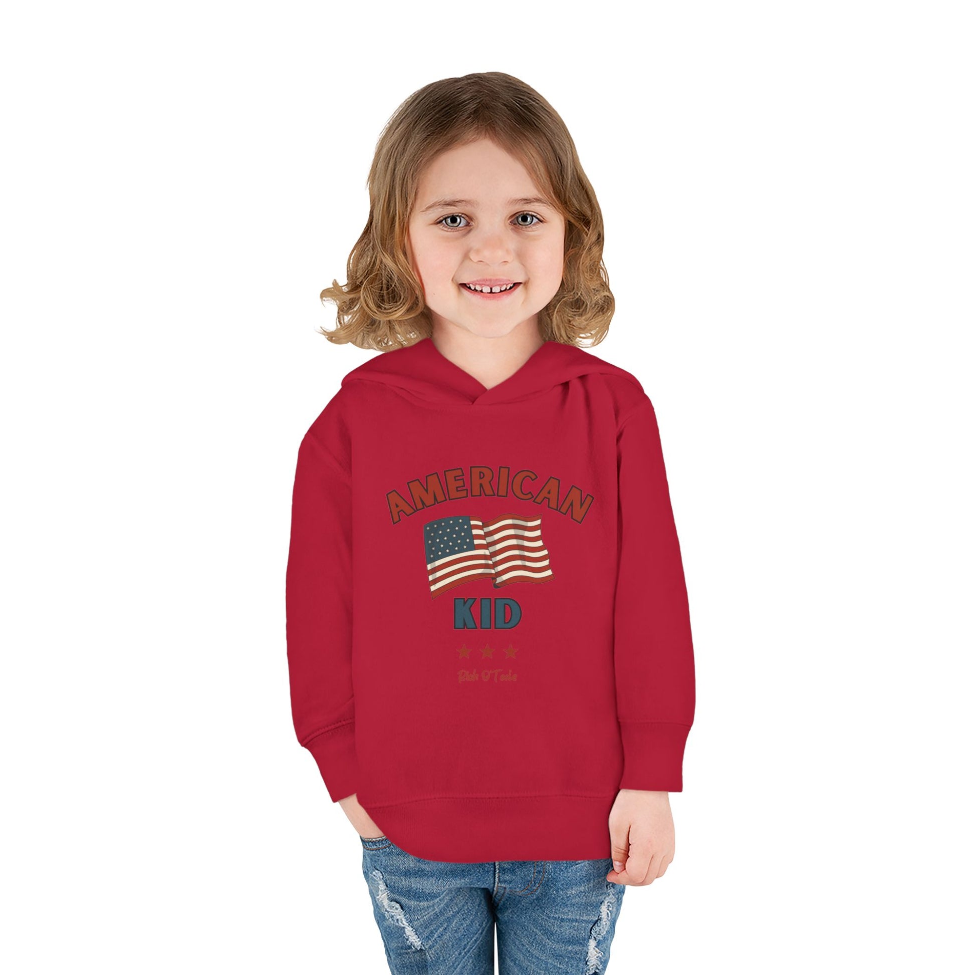 American Kid - Toddler Pullover Fleece Hoodie