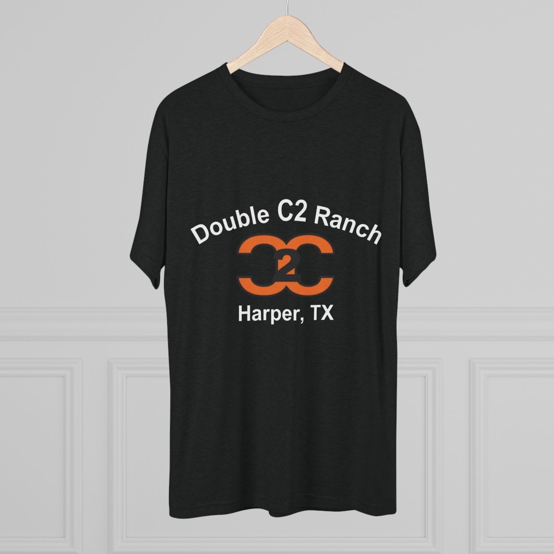 Double C2 Ranch - Tri-Blend Crew Tee