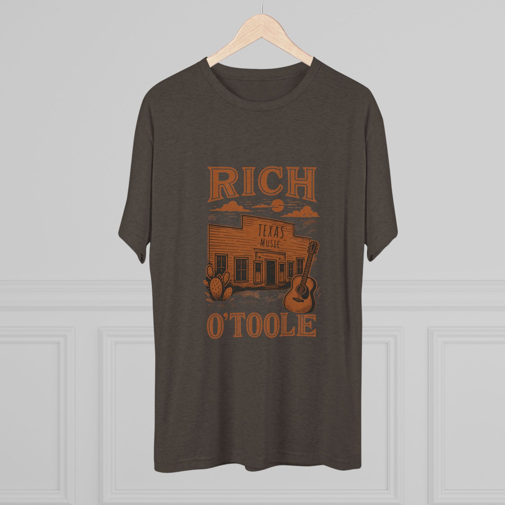 Rich O'Toole Texas Music - Tri-Blend Crew Tee