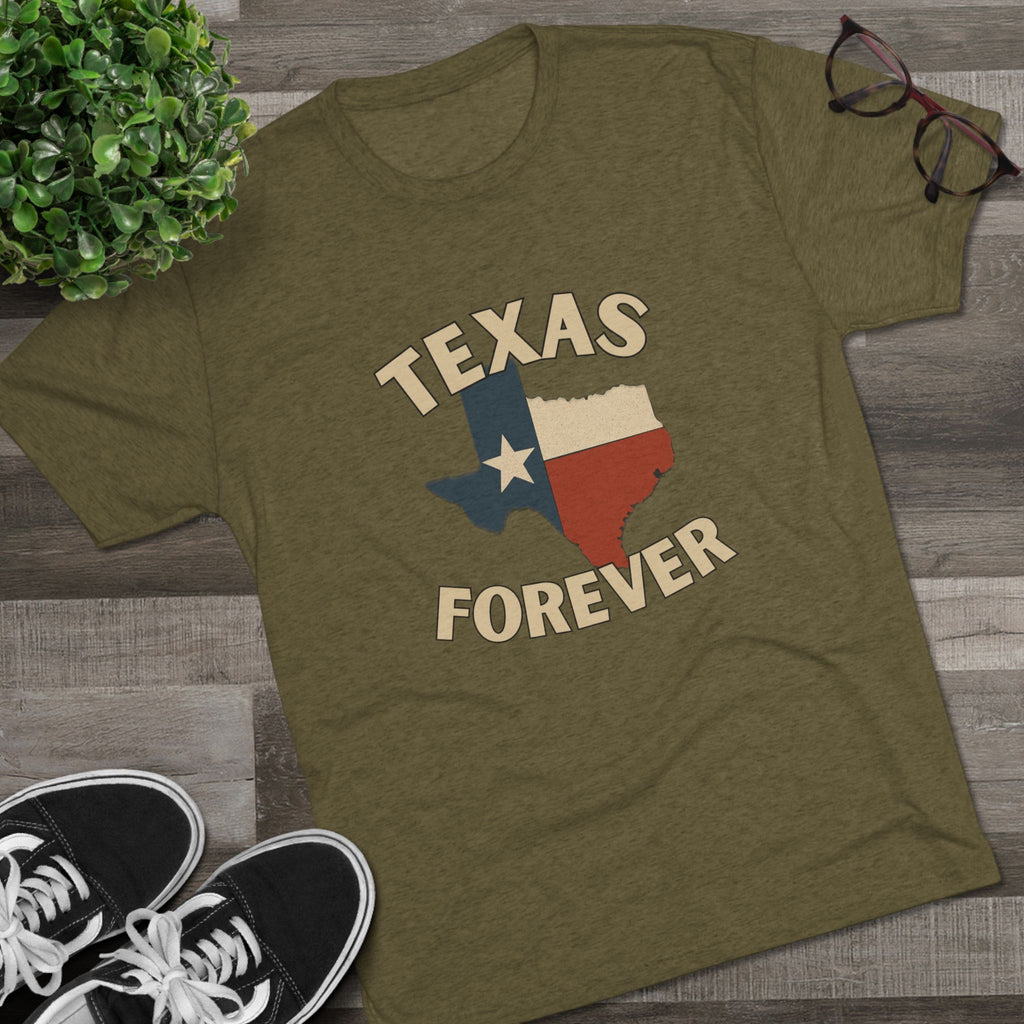 Texas Forever - Tri-Blend Crew Tee