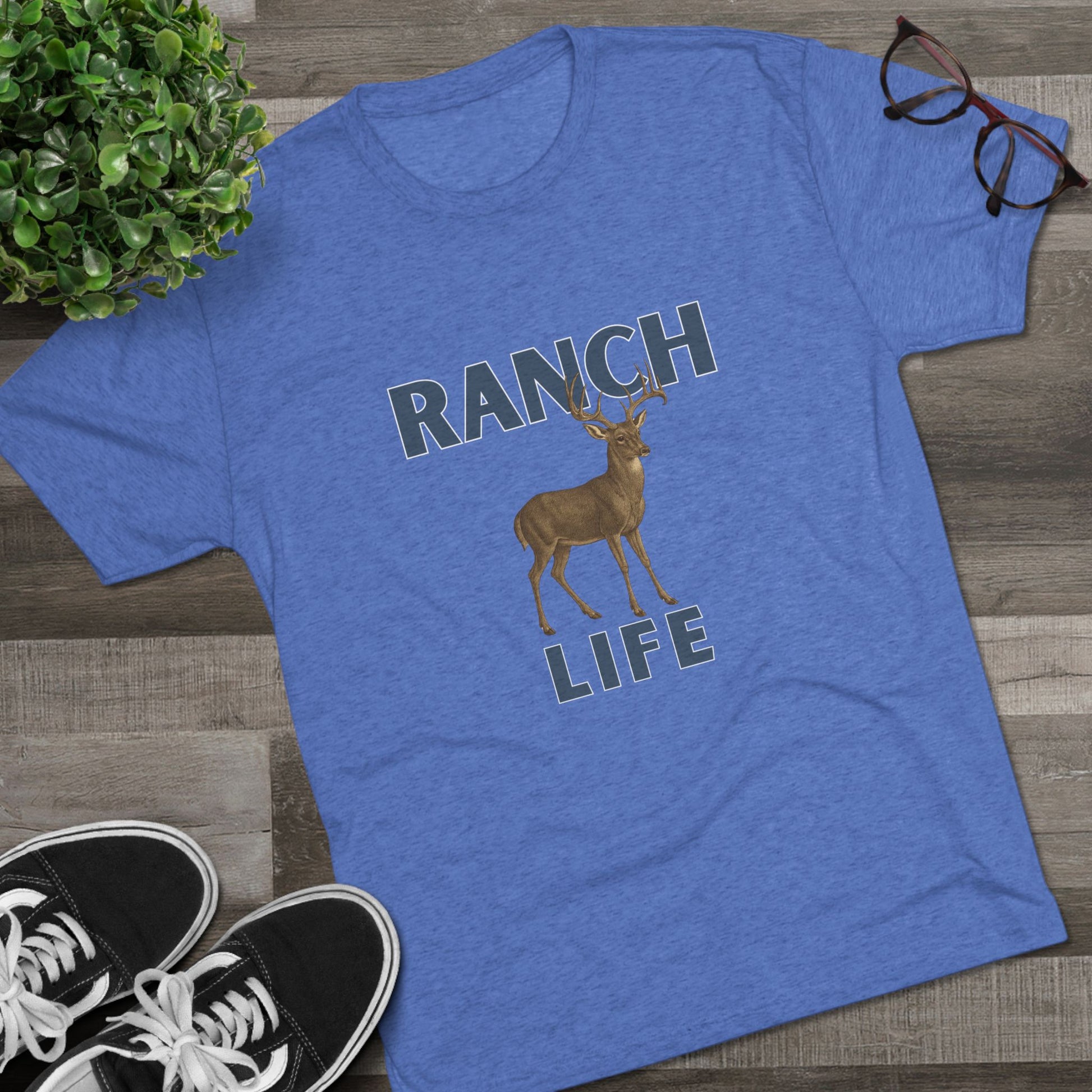 Ranch Life - Tri-Blend Crew Tee