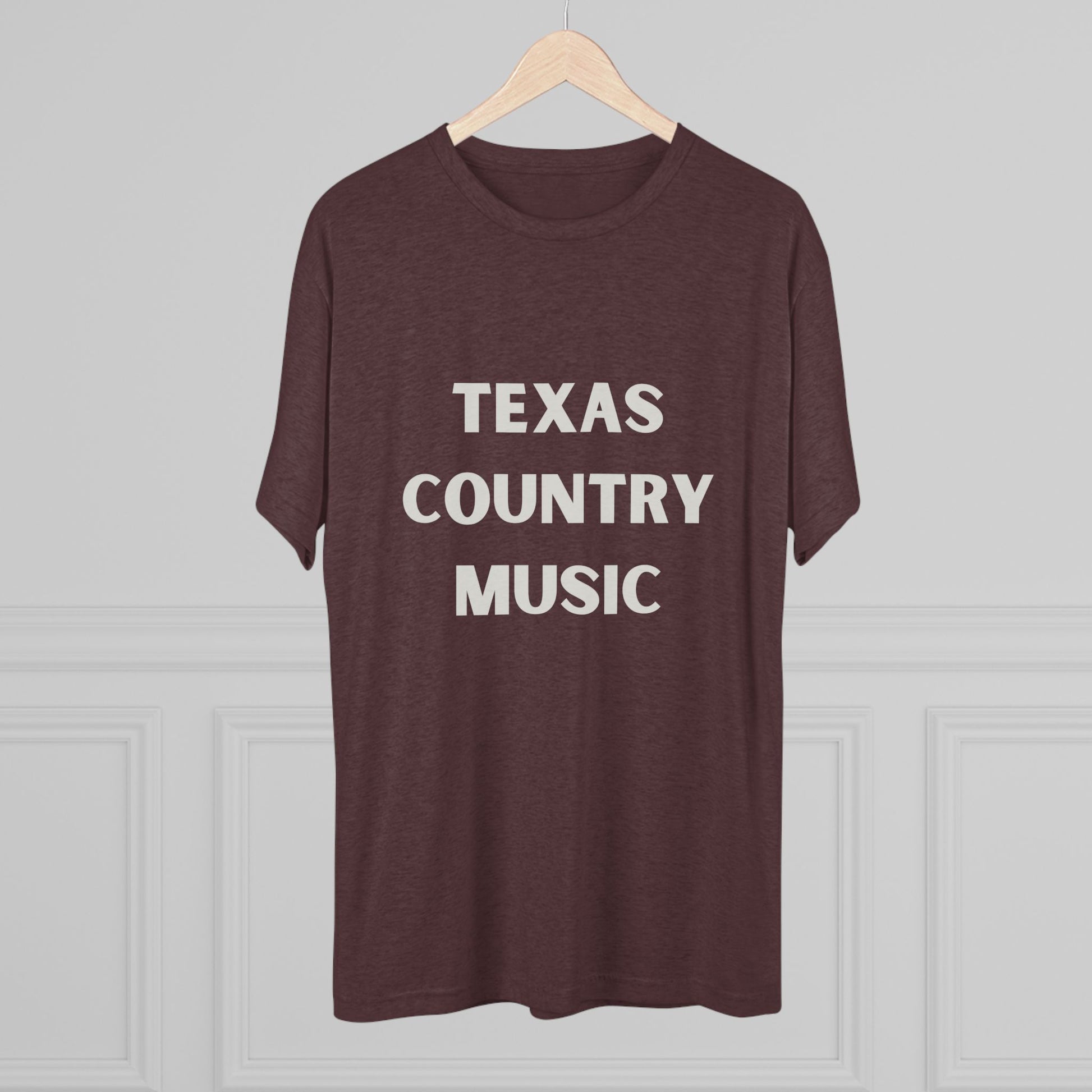 Texas Country Music - Tri-Blend Crew Tee