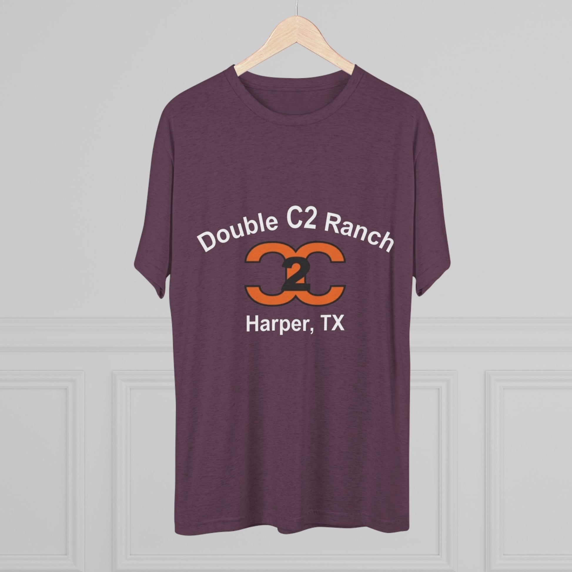 Double C2 Ranch - Tri-Blend Crew Tee