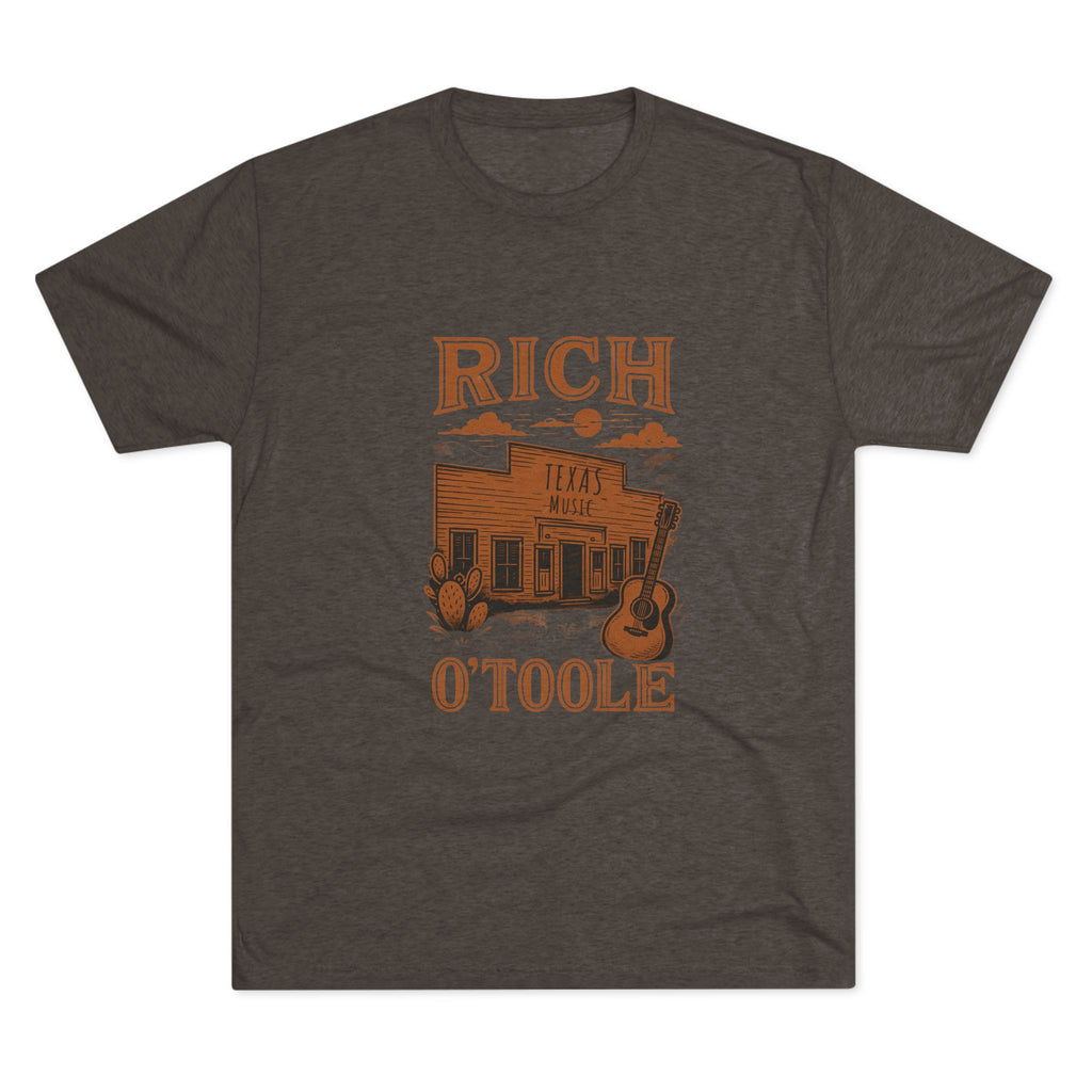 Rich O'Toole Texas Music - Tri-Blend Crew Tee