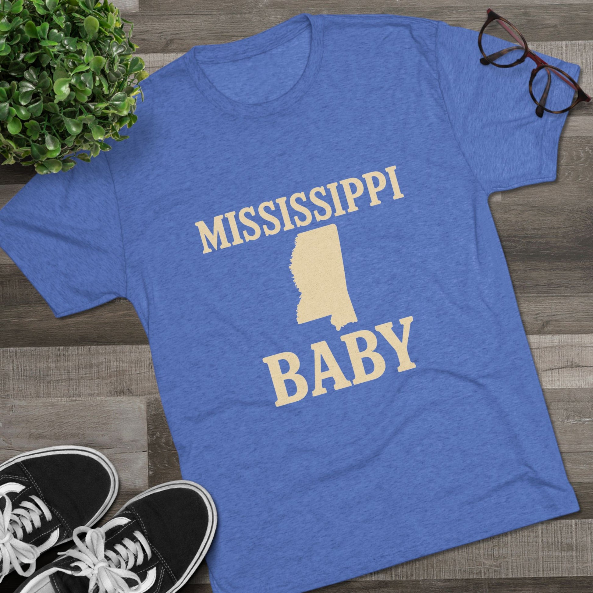Mississippi Baby - Tri-Blend Crew Tee