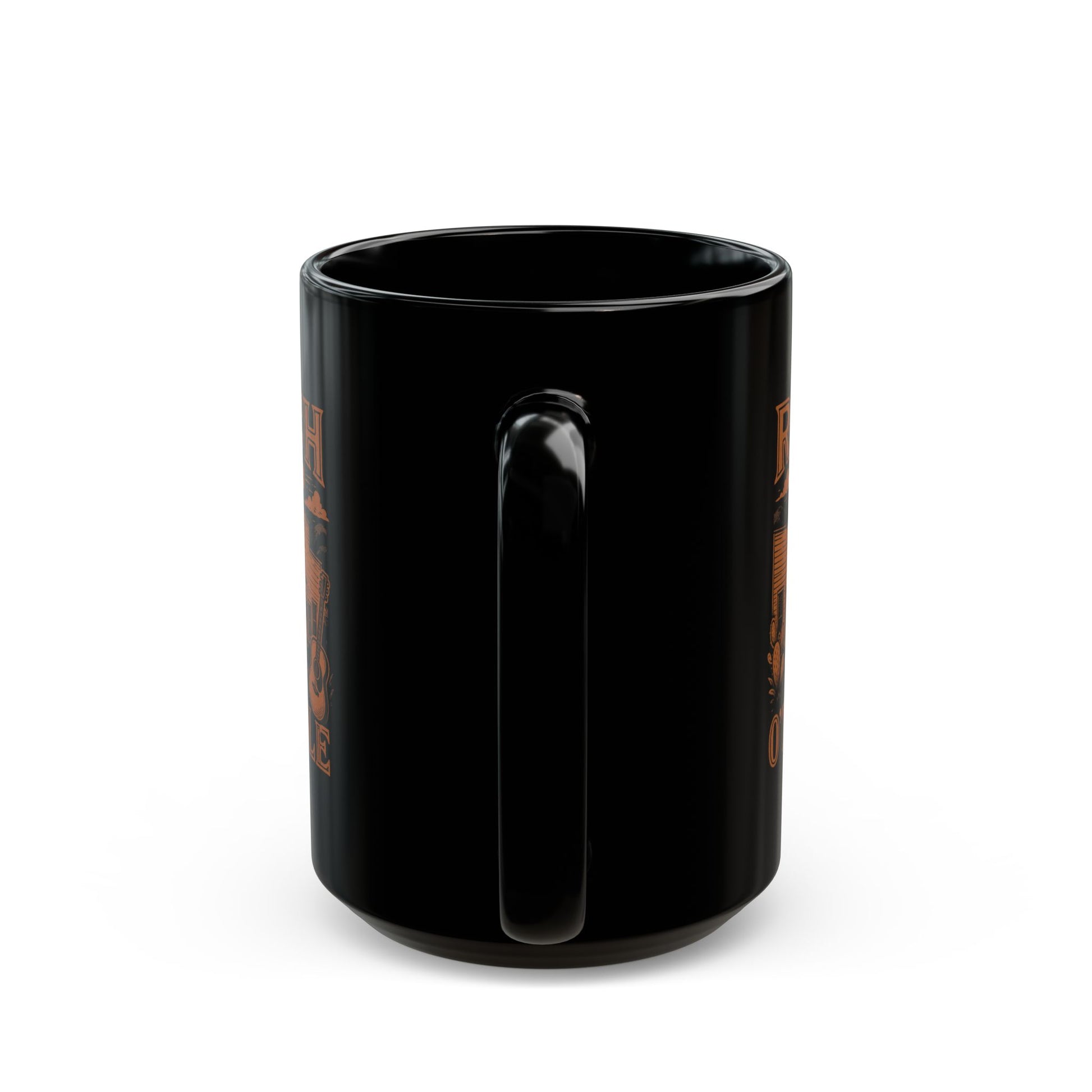 Rich O'Toole Texas Music - Black Mug (11oz, 15oz)