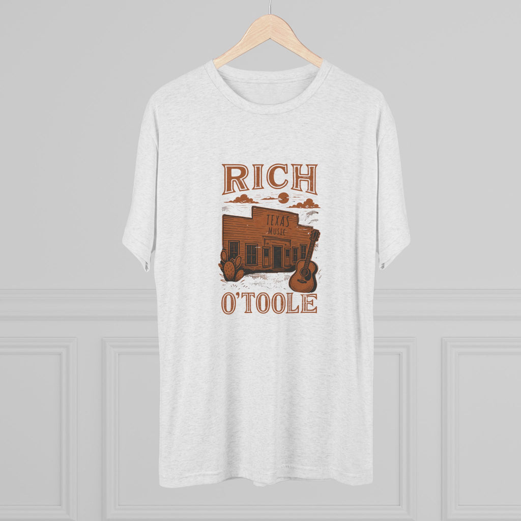 Rich O'Toole Texas Music - Tri-Blend Crew Tee