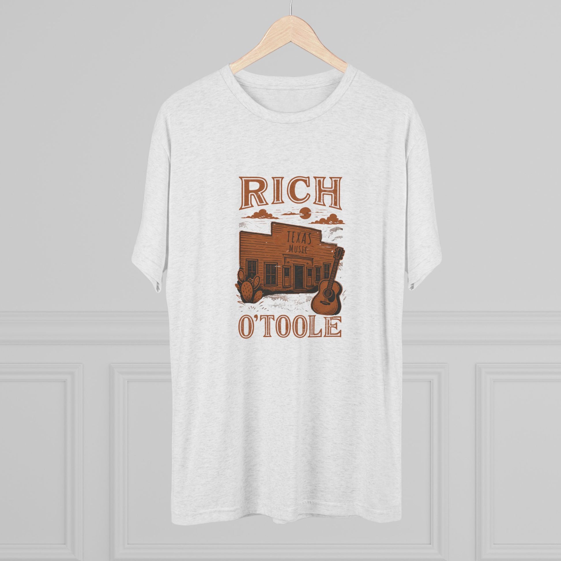 Rich O'Toole Texas Music - Tri-Blend Crew Tee