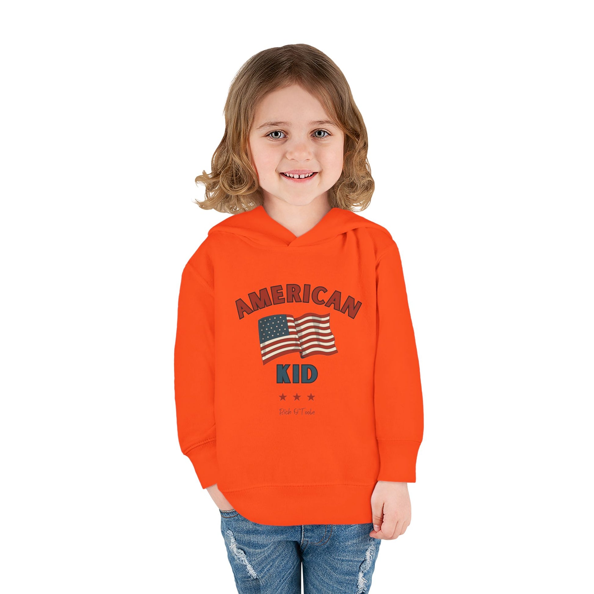 American Kid - Toddler Pullover Fleece Hoodie