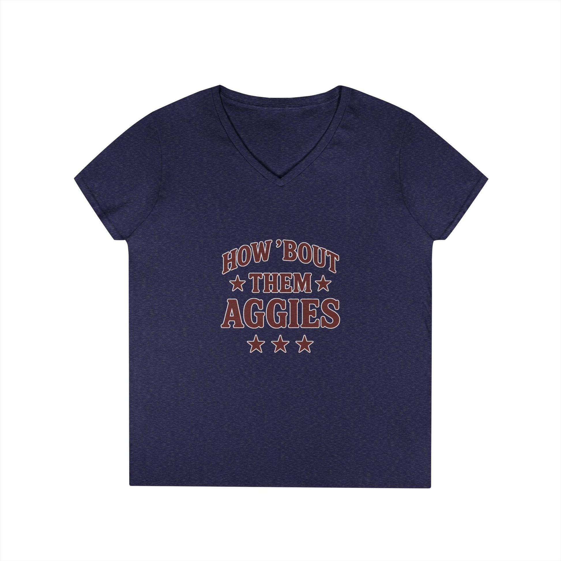 How about them Aggies - Ladies' V-Neck T-Shirt