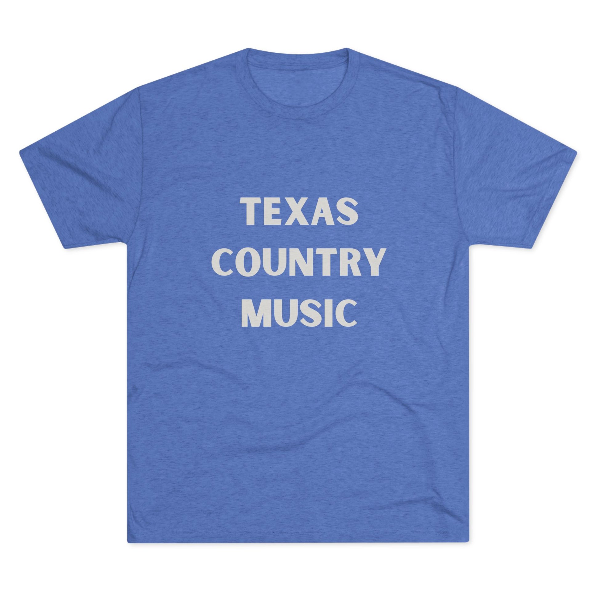 Texas Country Music - Tri-Blend Crew Tee