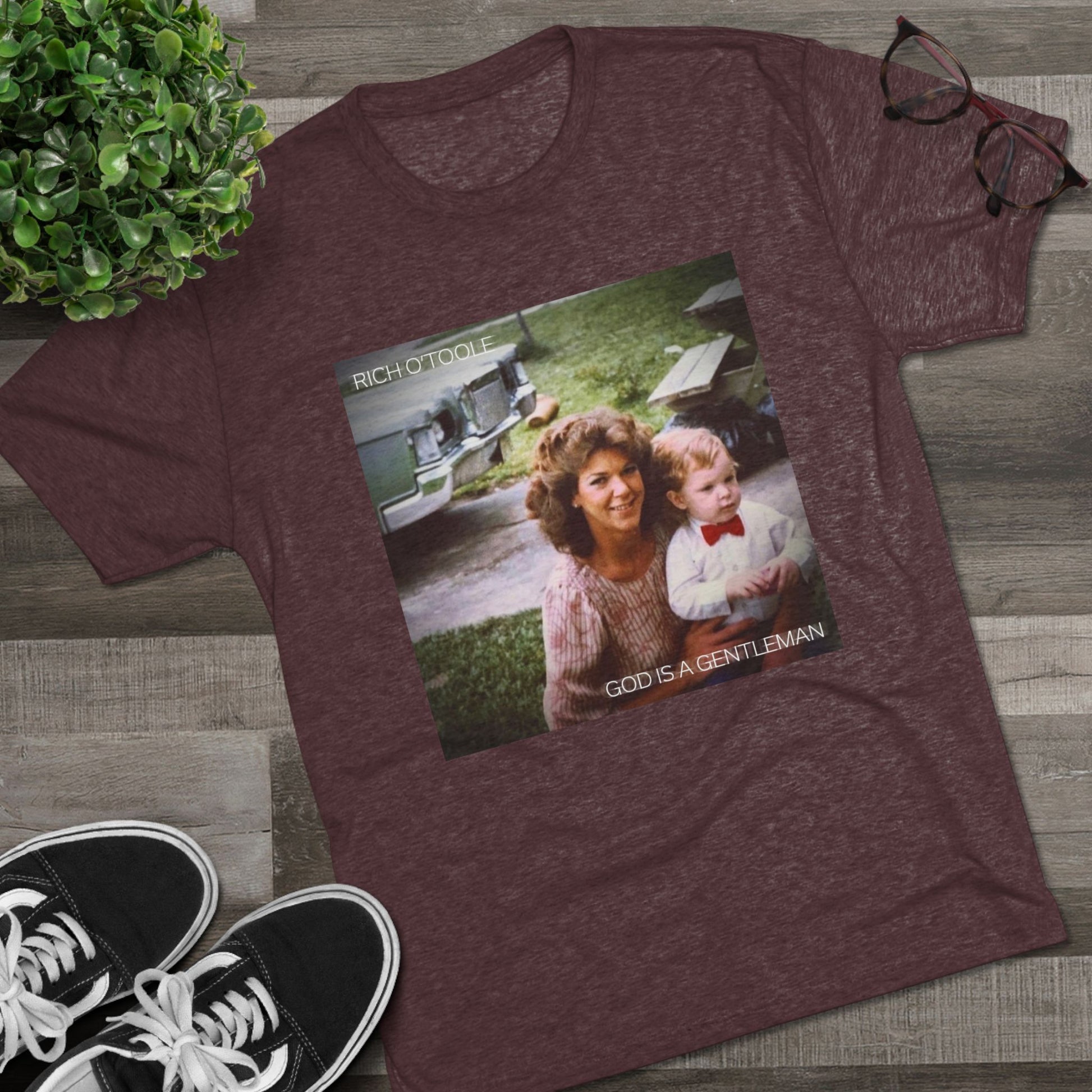 God is a Gentleman - Tri-Blend Crew Tee