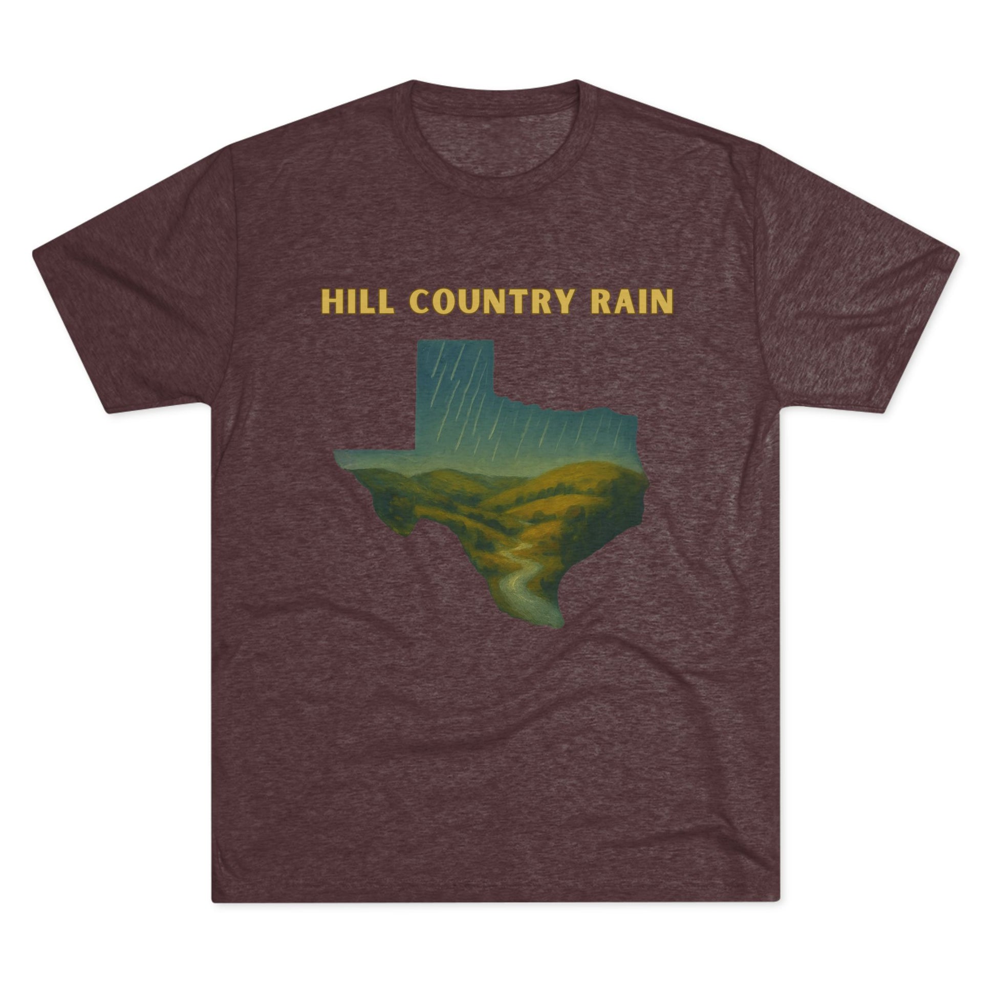 Hill Country Rain - Tri-Blend Crew Tee