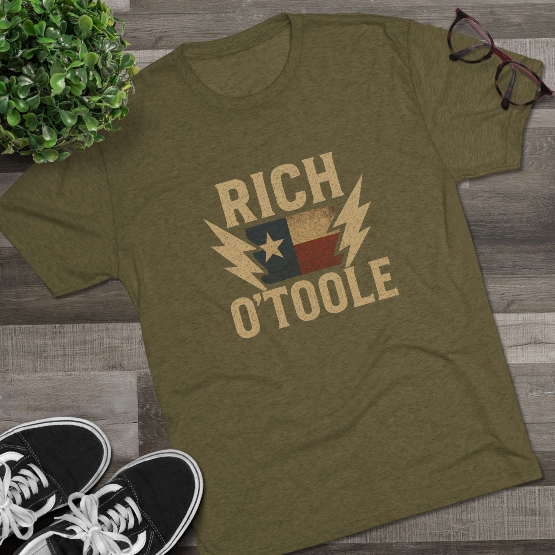 Rich O'Toole Lightning - Tri-Blend Crew Tee