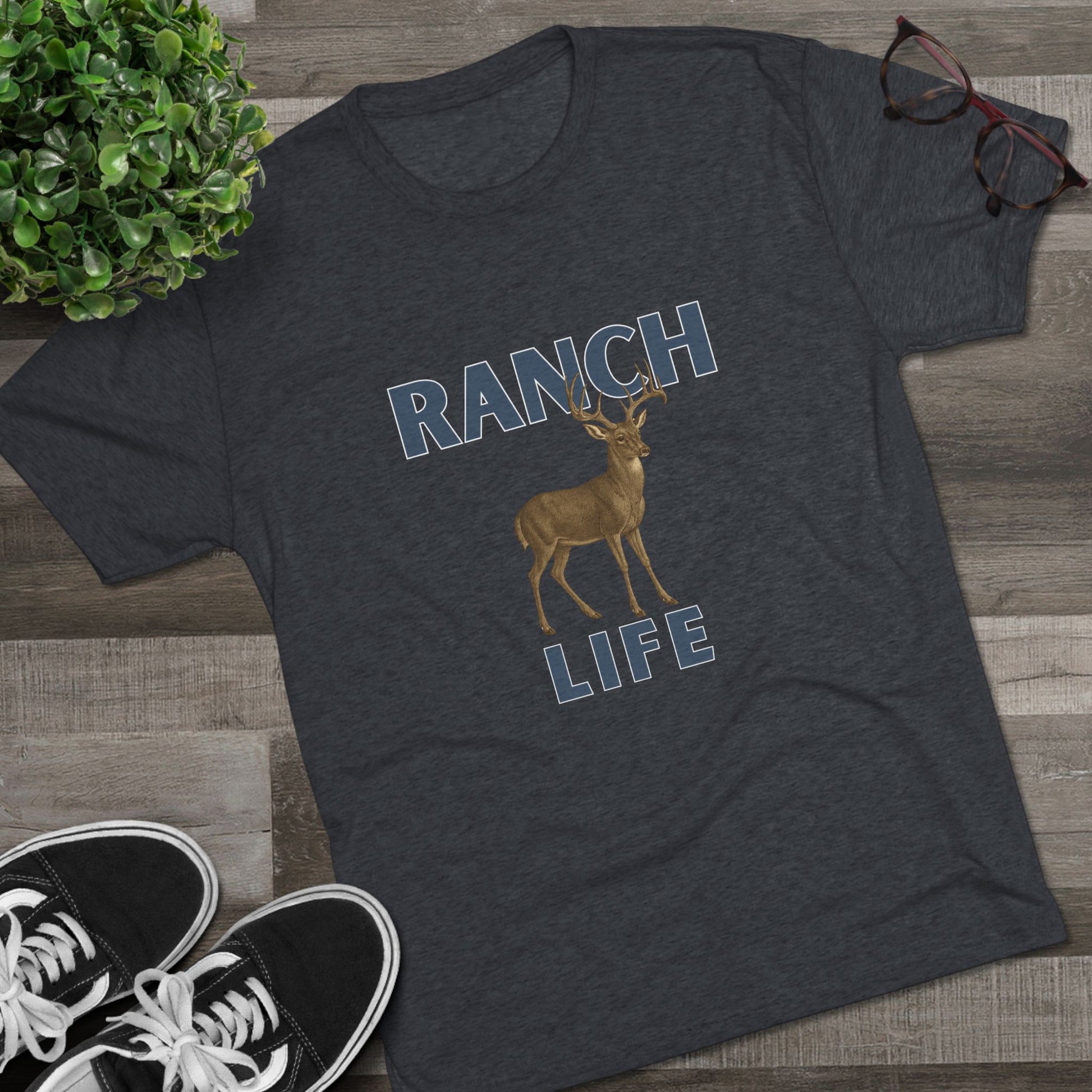 Ranch Life - Tri-Blend Crew Tee