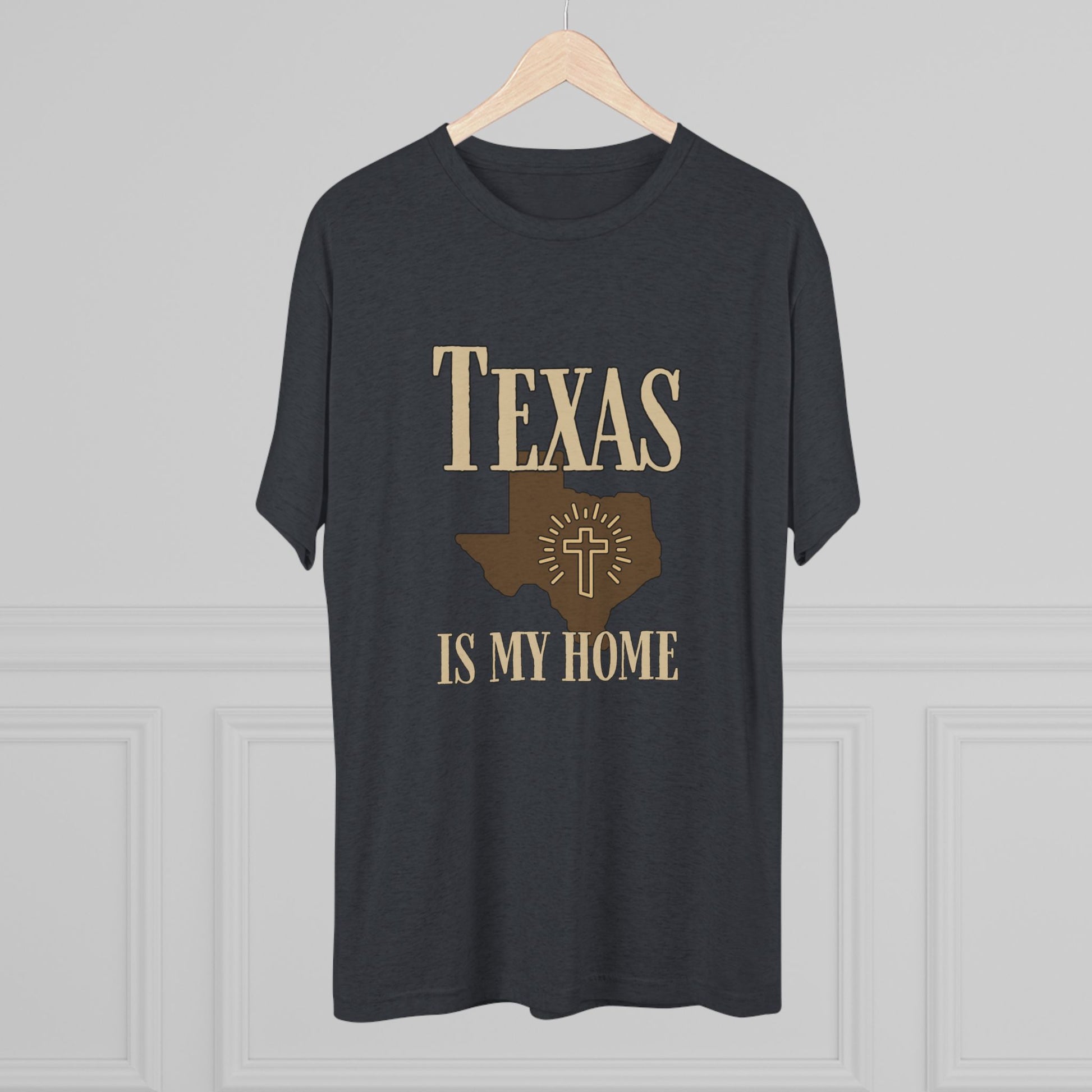 Texas is My Home - Tri-Blend Crew Tee