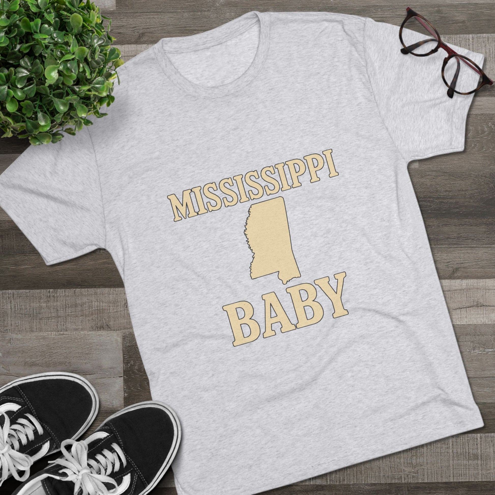 Mississippi Baby - Tri-Blend Crew Tee