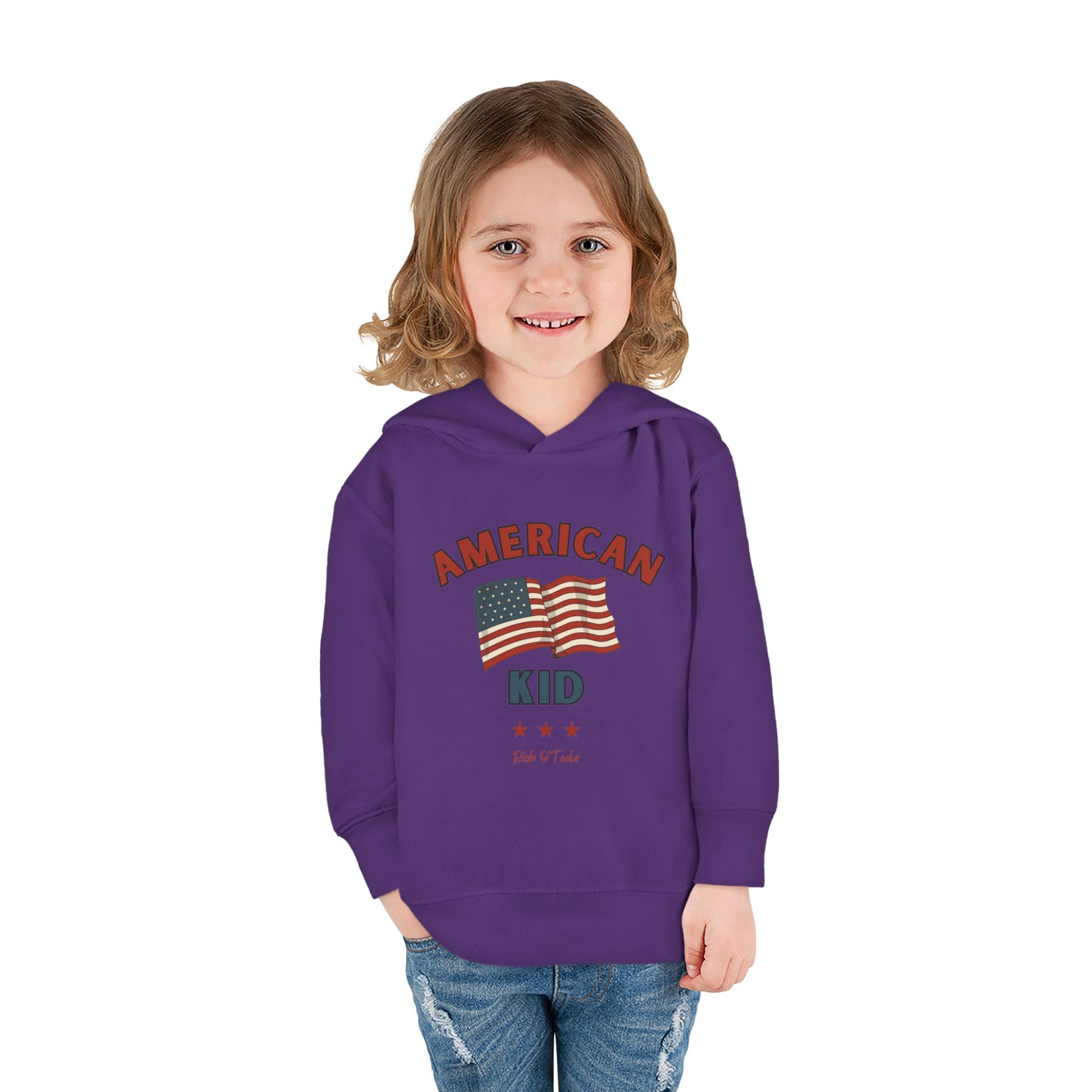 American Kid - Toddler Pullover Fleece Hoodie