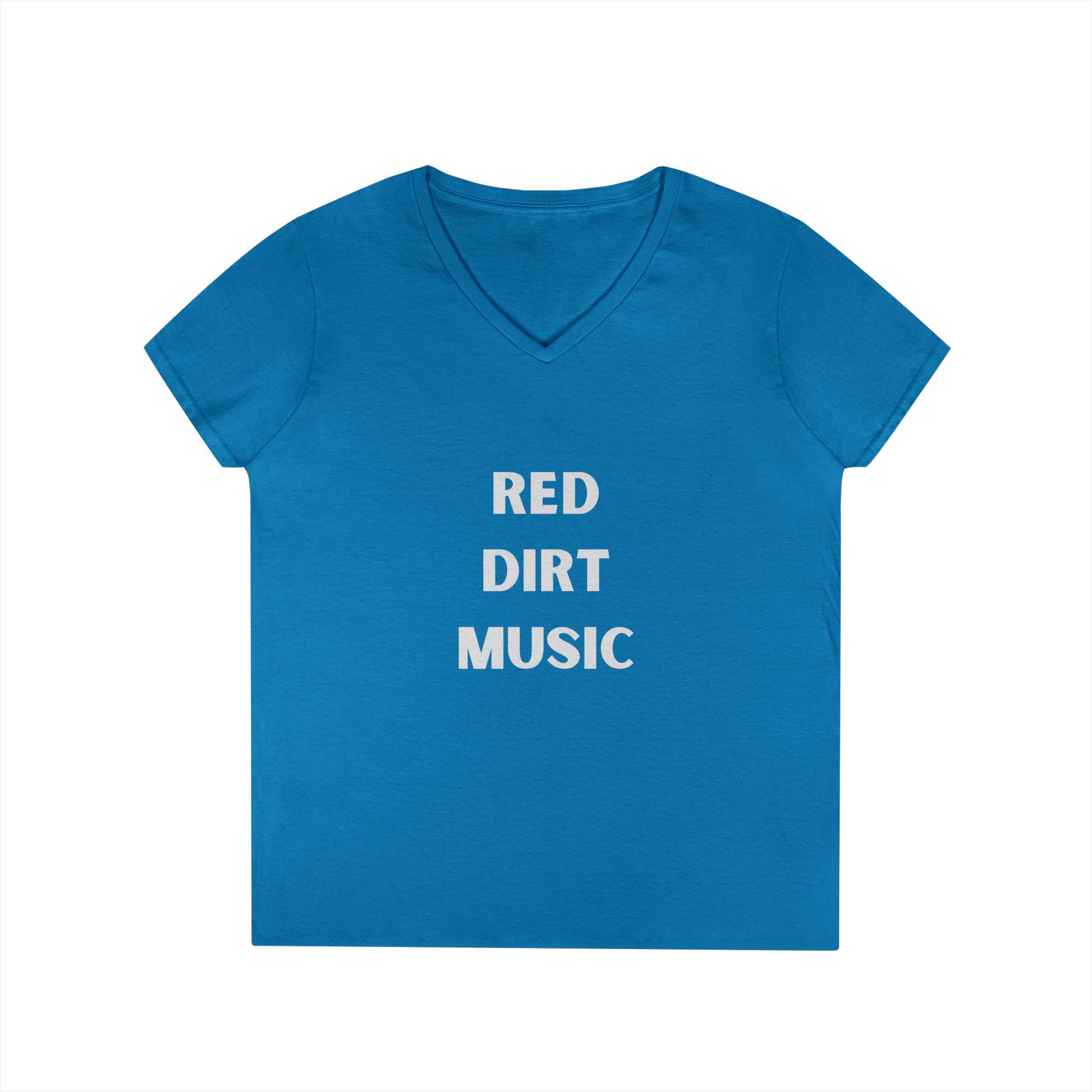 Red Dirt Music - Ladies' V-Neck T-Shirt