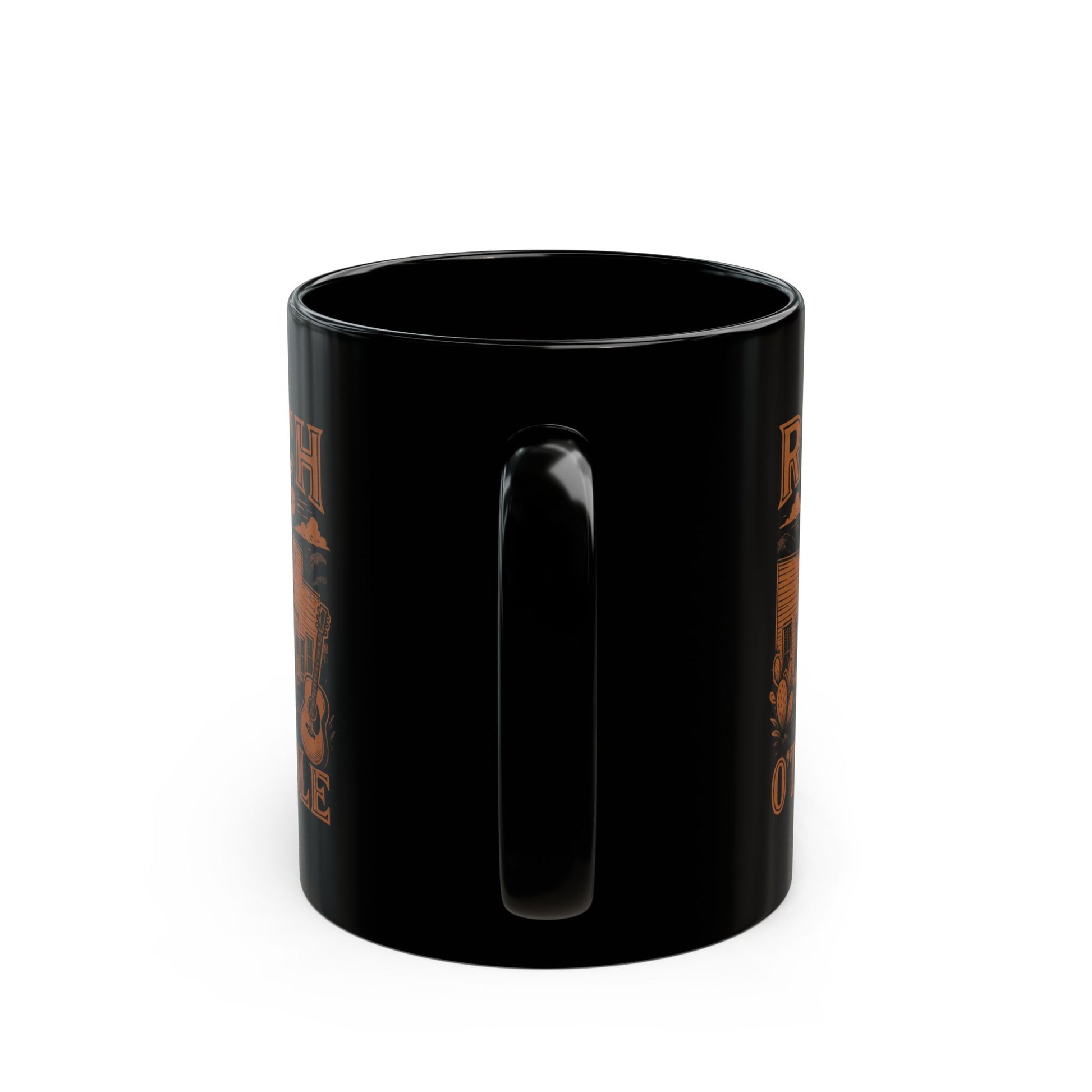Rich O'Toole Texas Music - Black Mug (11oz, 15oz)