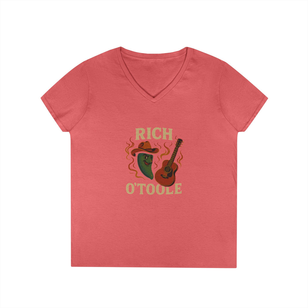 Spicy Rich O'Toole - Ladies' V-Neck T-Shirt