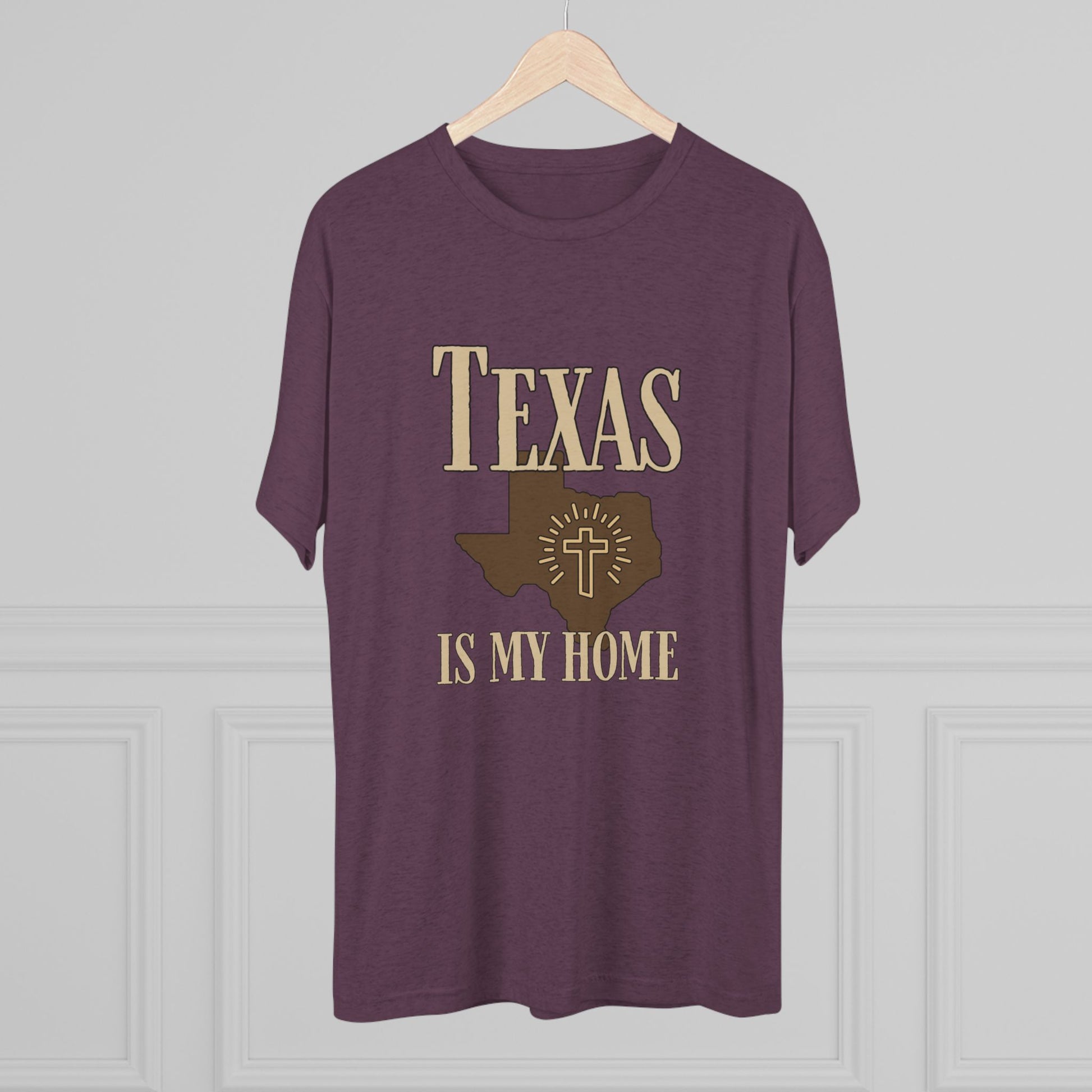 Texas is My Home - Tri-Blend Crew Tee