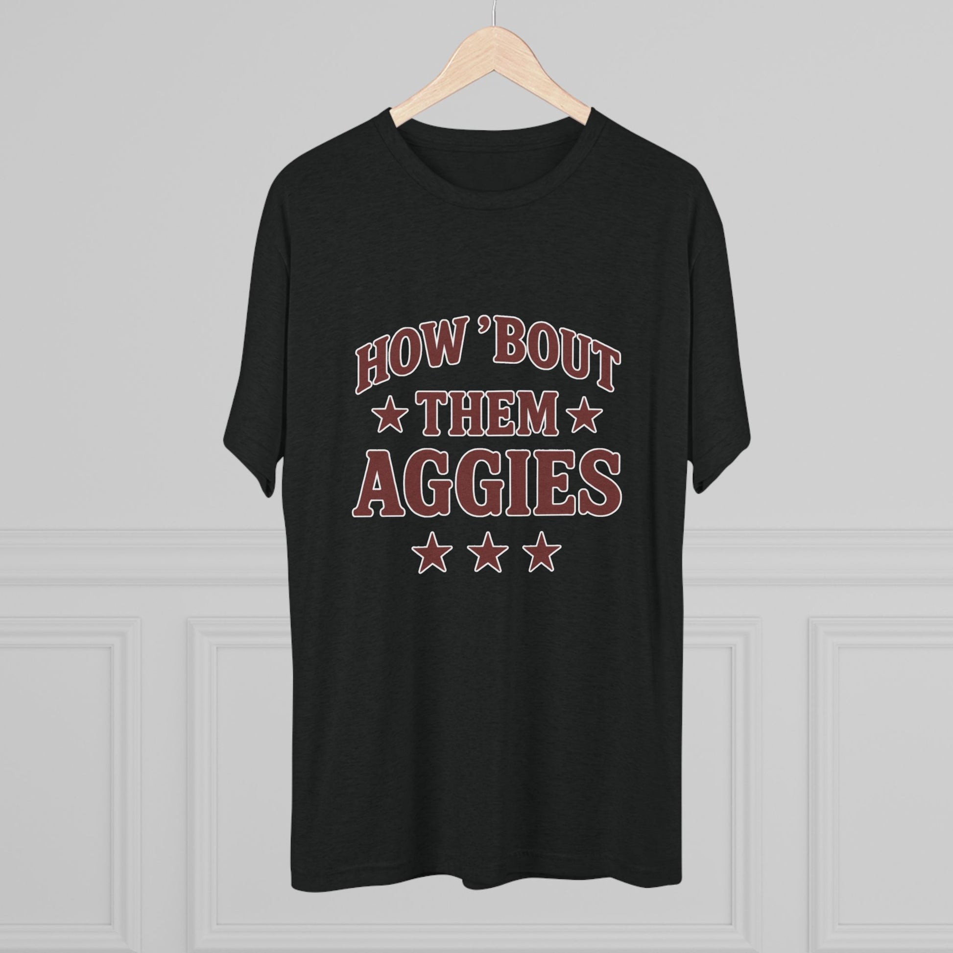How 'Bout Them Aggies - Unisex Tri-Blend Crew Tee
