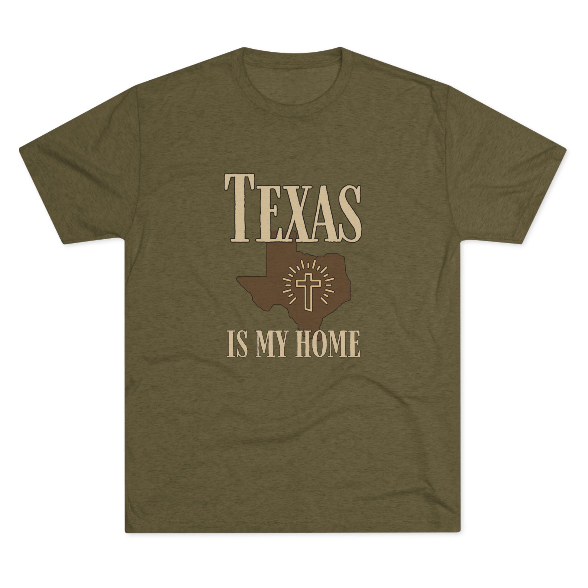 Texas is My Home - Tri-Blend Crew Tee