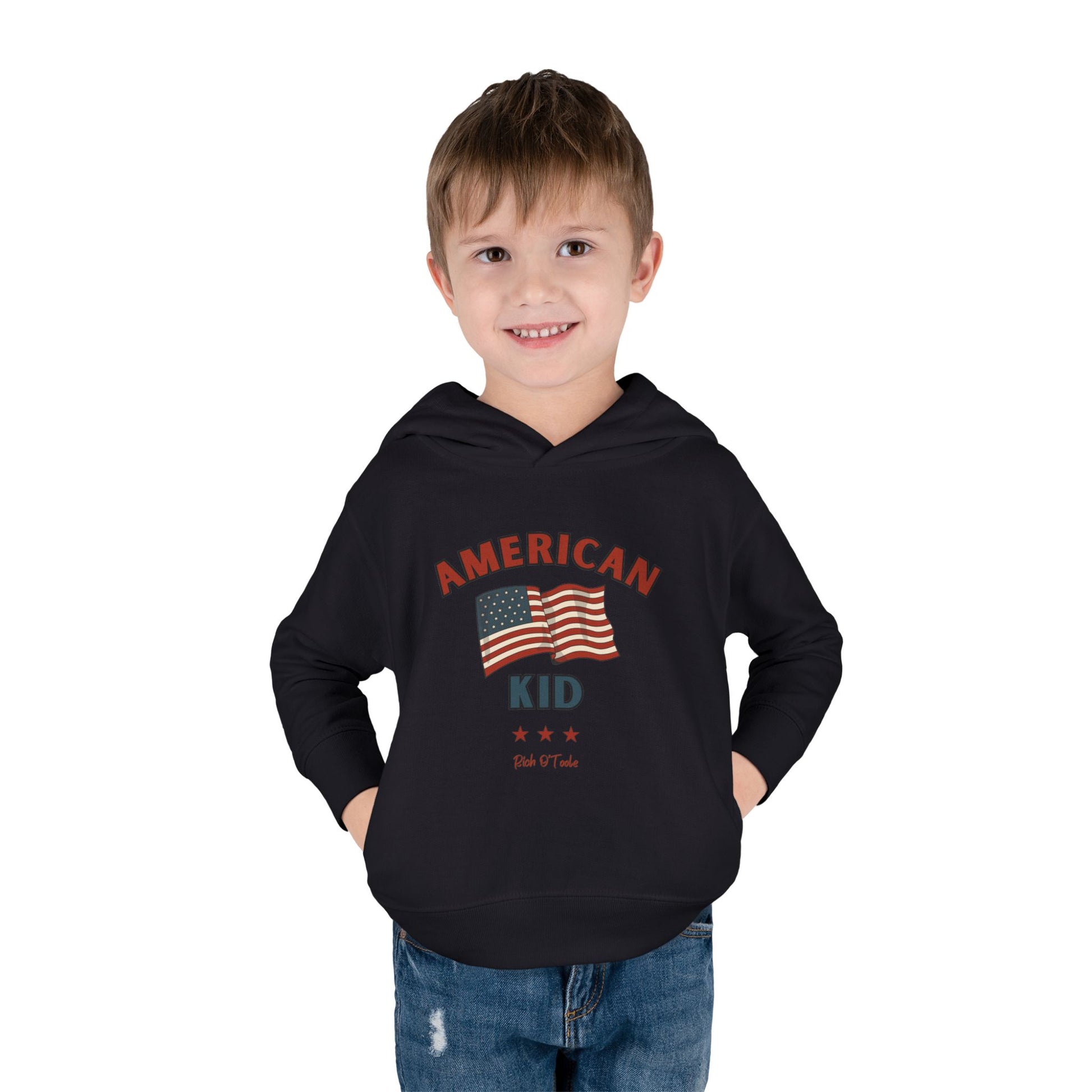 American Kid - Toddler Pullover Fleece Hoodie