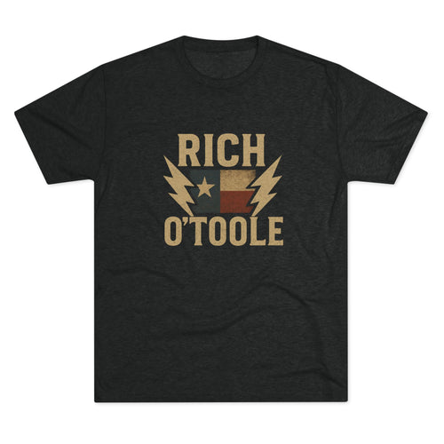 Rich O'Toole Lightning - Tri-Blend Crew Tee