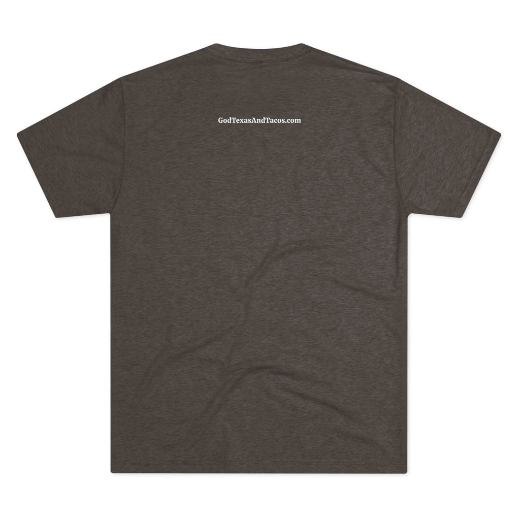 God and George Strait - Tri-Blend Crew Tee
