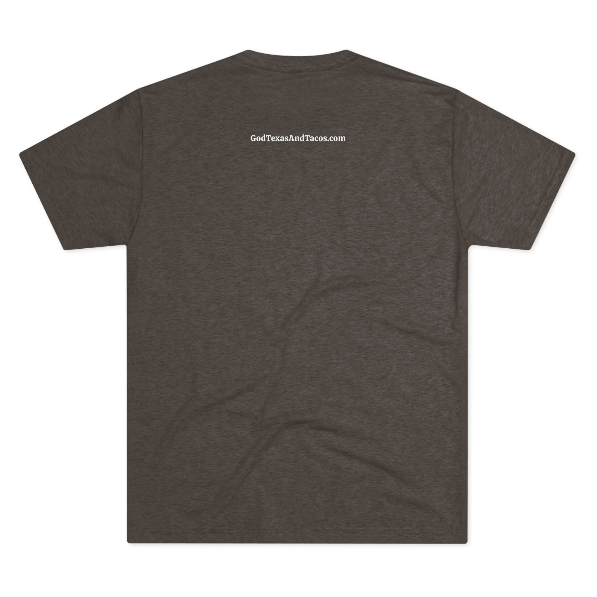God and George Strait - Tri-Blend Crew Tee