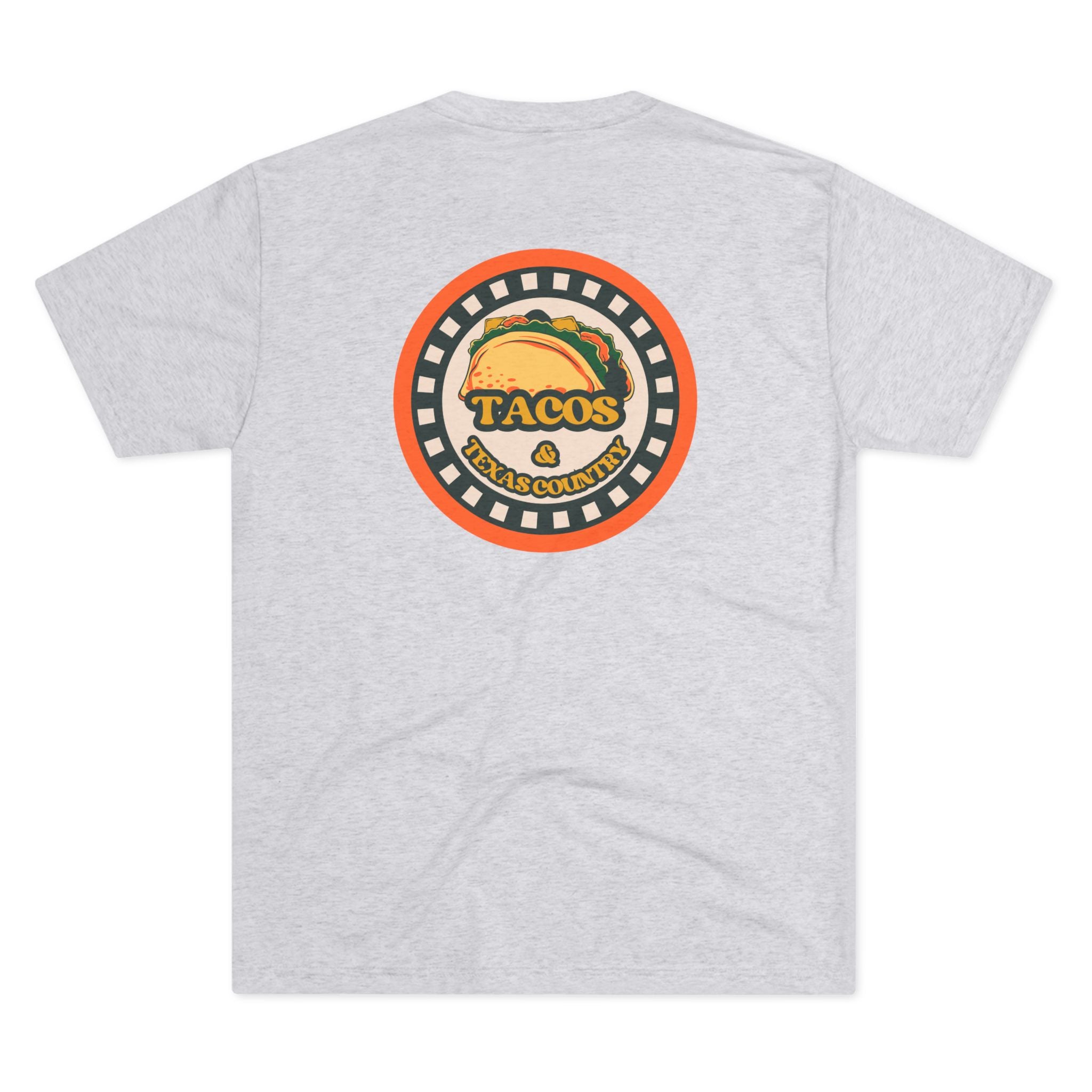 Tacos and Texas Country - Tri-Blend Crew Tee