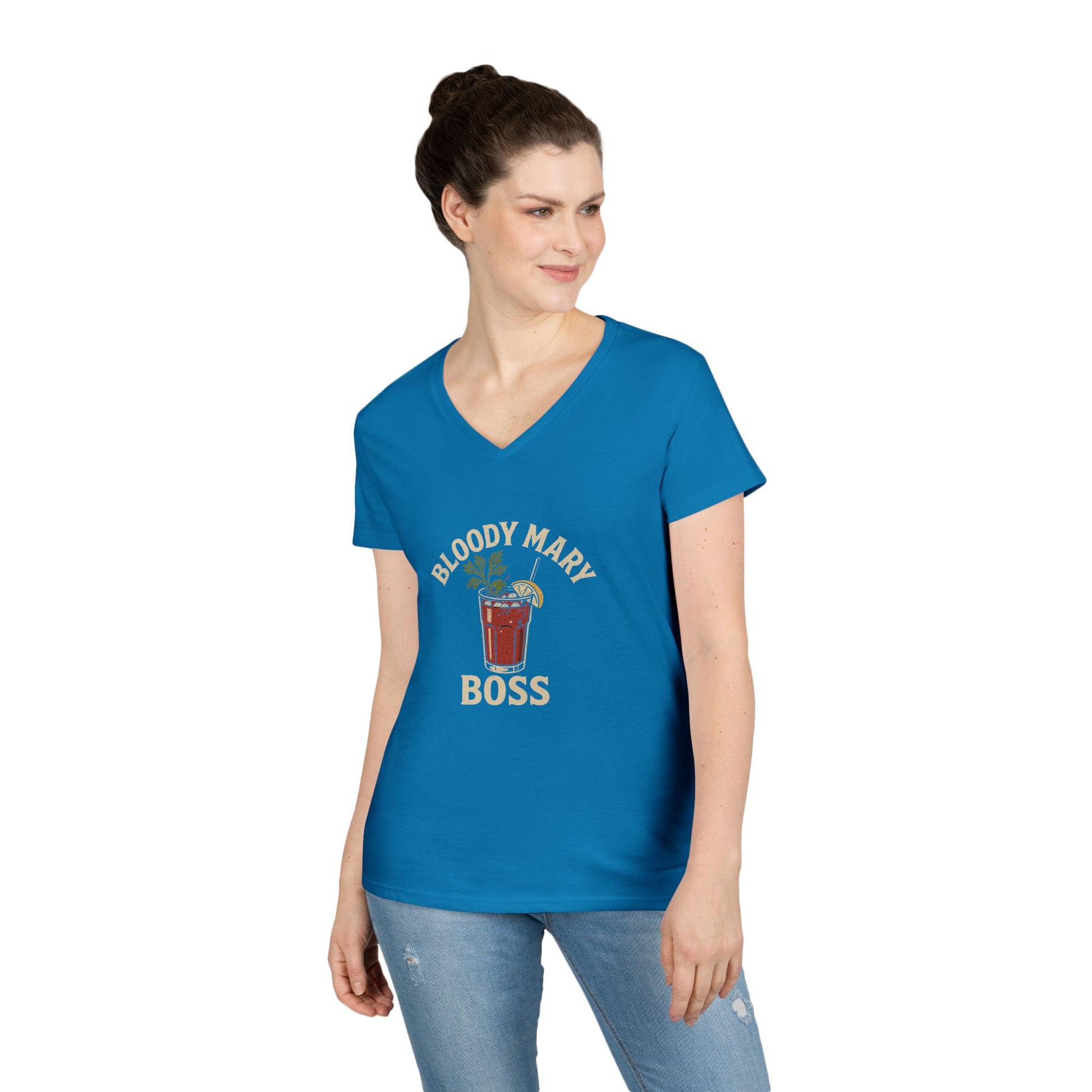 Bloody Mary Boss - Ladies' V-Neck T-Shirt