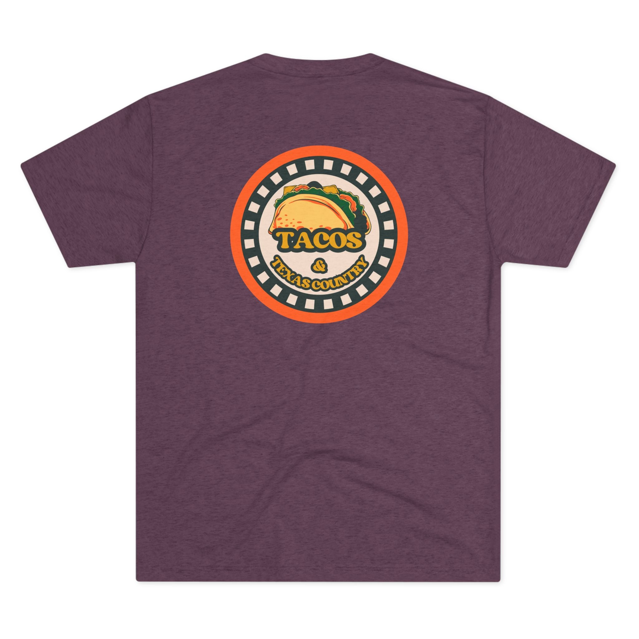 Tacos and Texas Country - Tri-Blend Crew Tee
