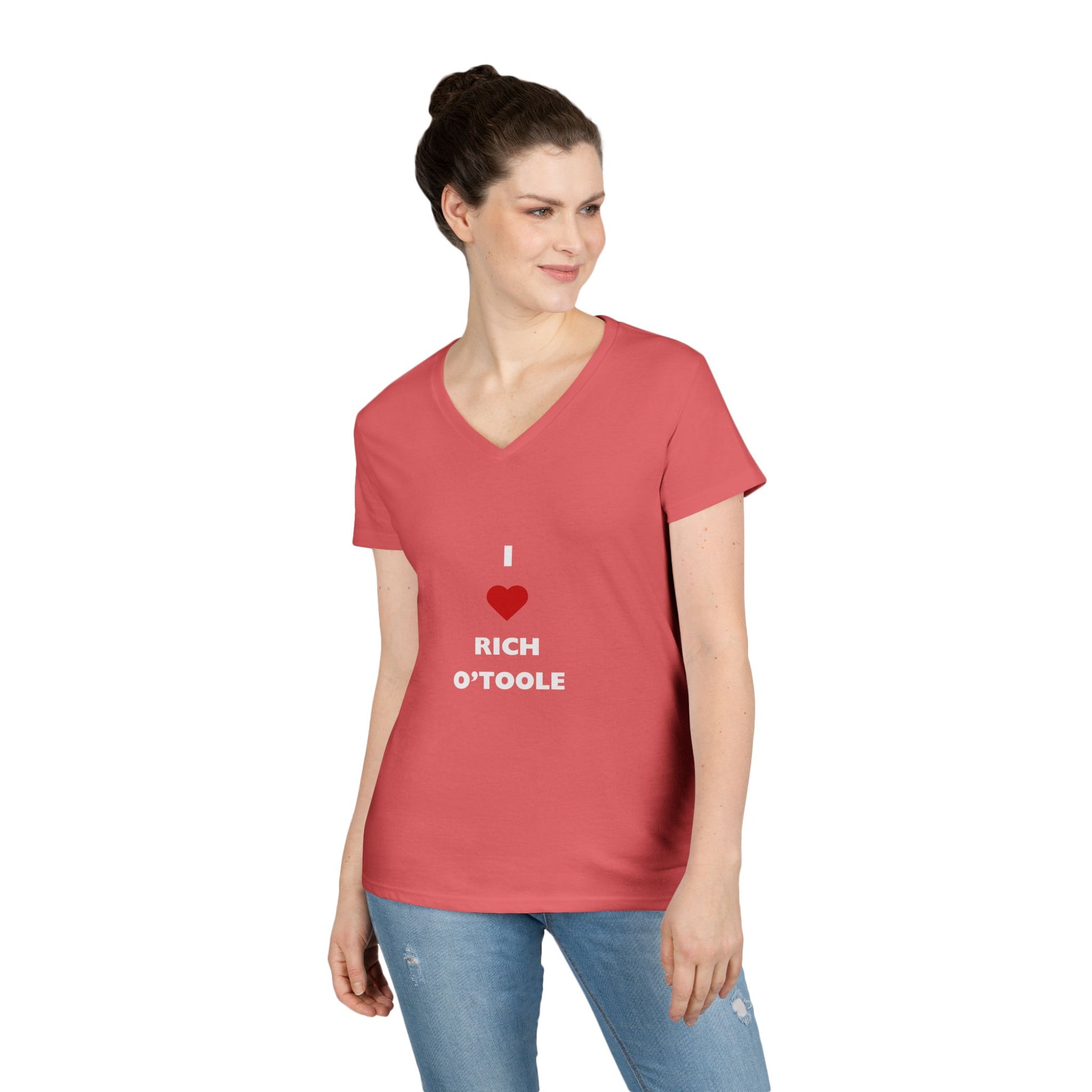 I love Rich O'Toole - Ladies' V-Neck T-Shirt