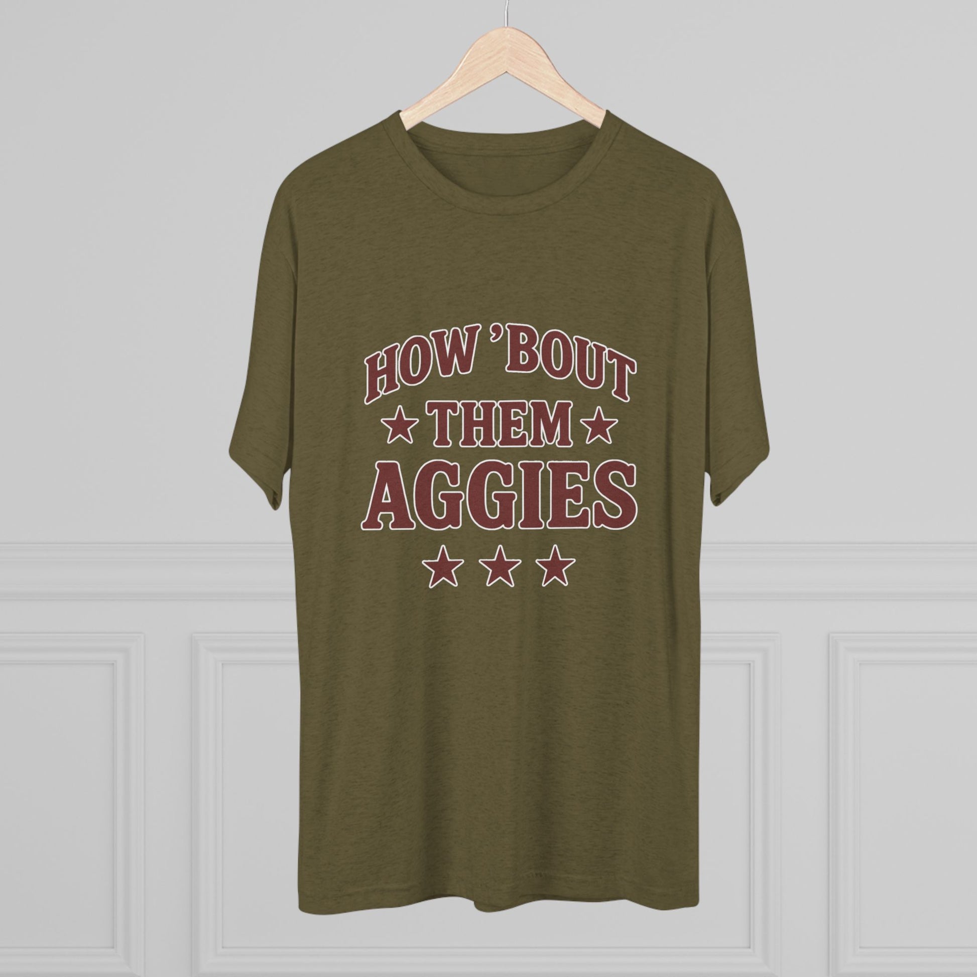 How 'Bout Them Aggies - Unisex Tri-Blend Crew Tee