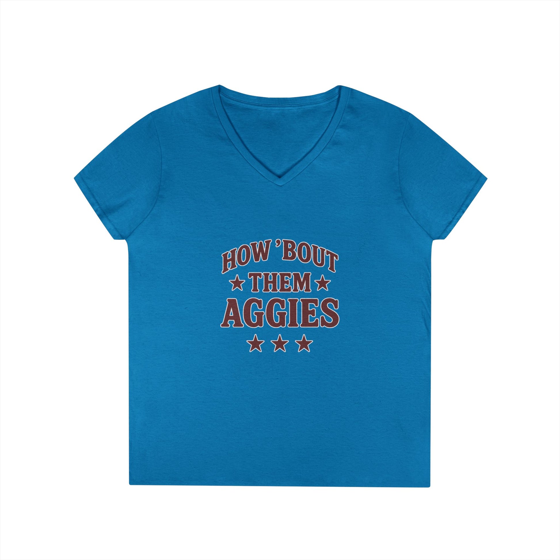 How about them Aggies - Ladies' V-Neck T-Shirt