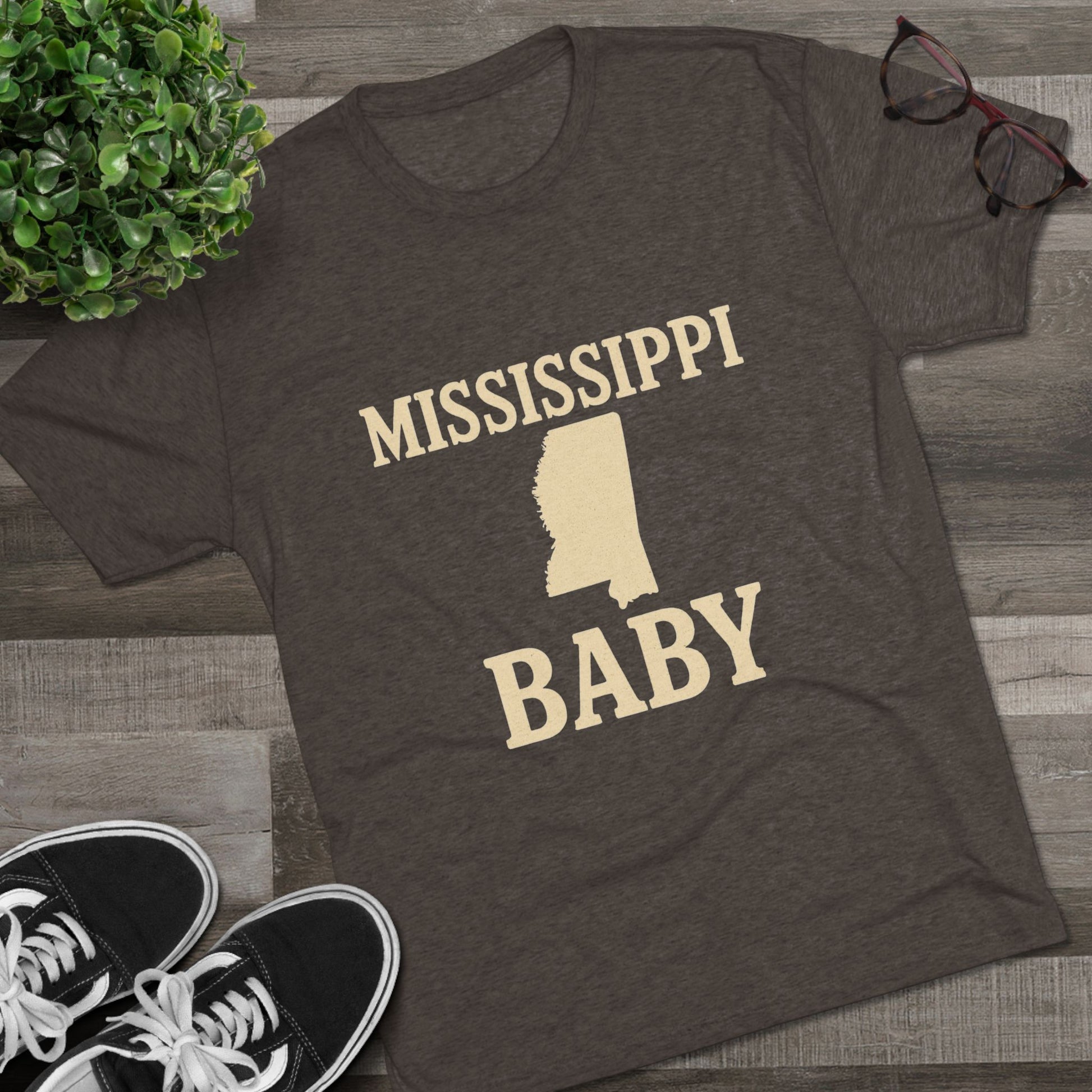 Mississippi Baby - Tri-Blend Crew Tee
