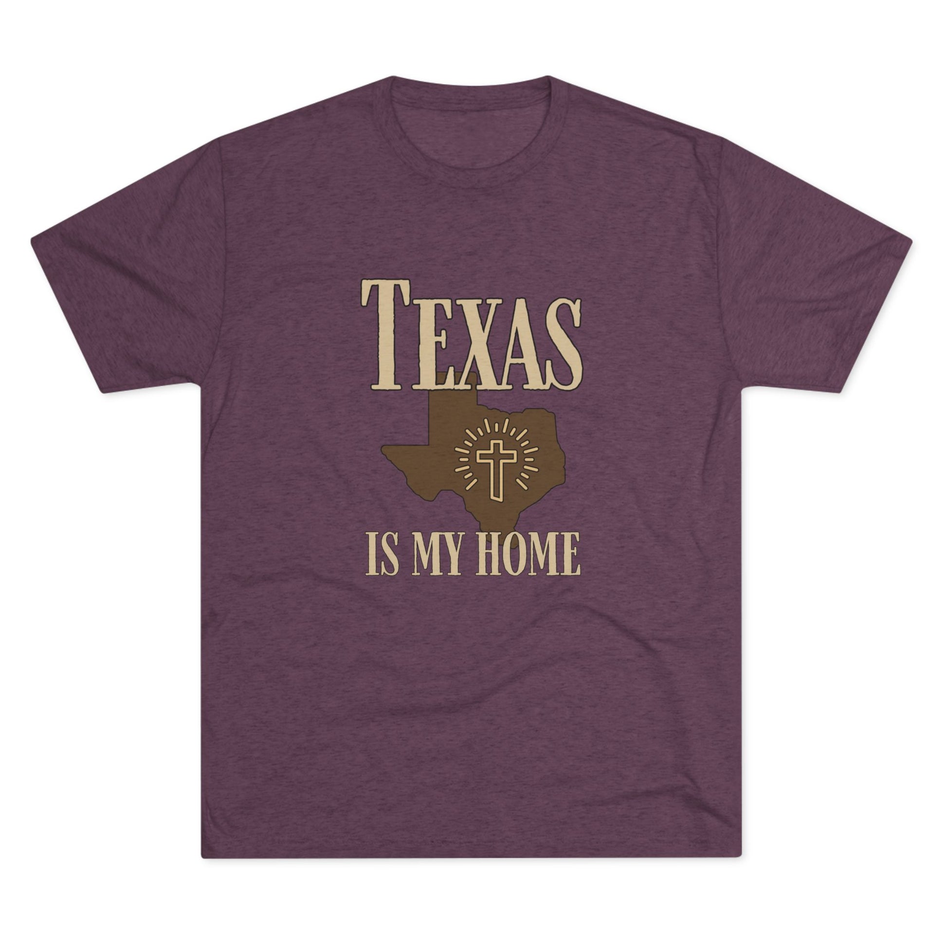 Texas is My Home - Tri-Blend Crew Tee