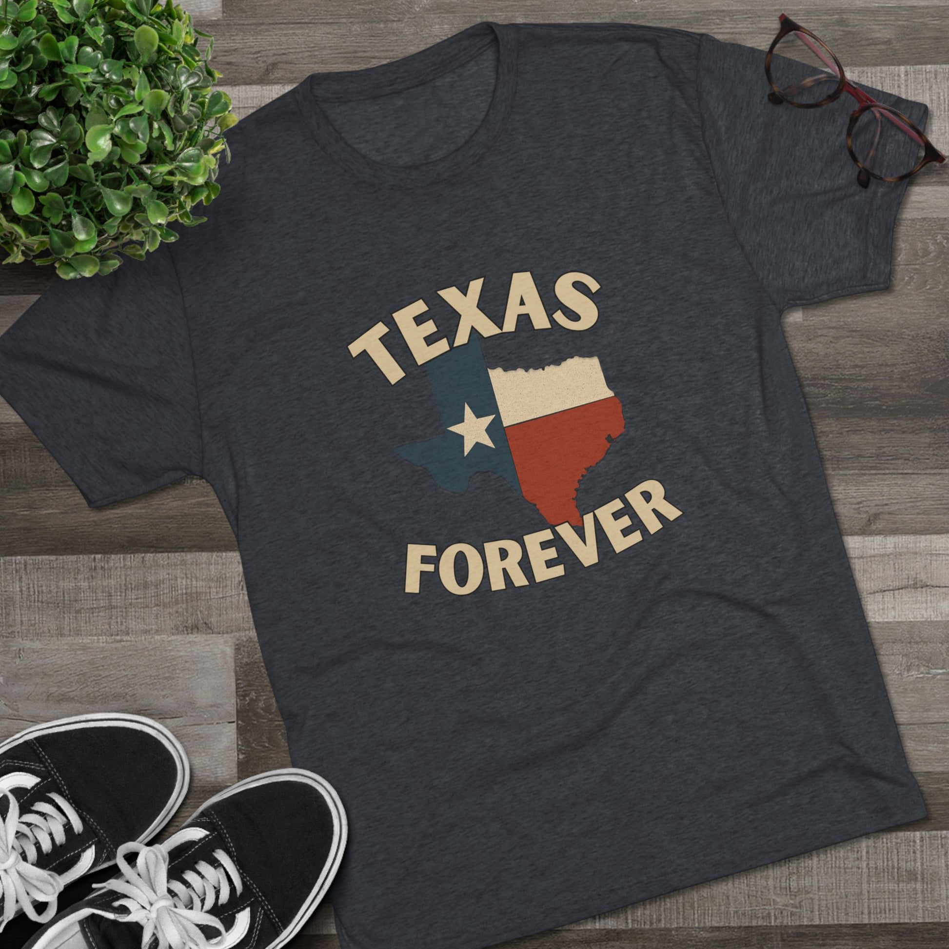Texas Forever - Tri-Blend Crew Tee
