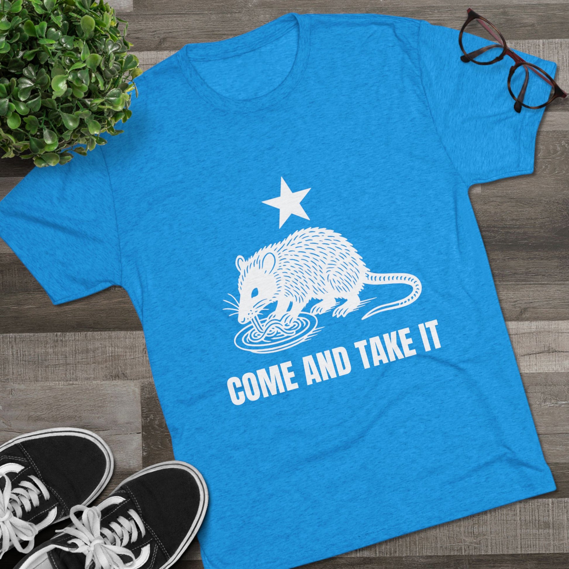 Come and Take It - Tri-Blend Crew Tee
