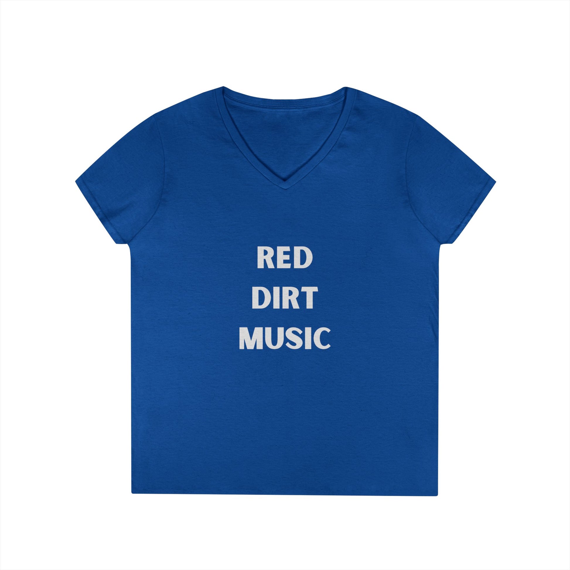 Red Dirt Music - Ladies' V-Neck T-Shirt