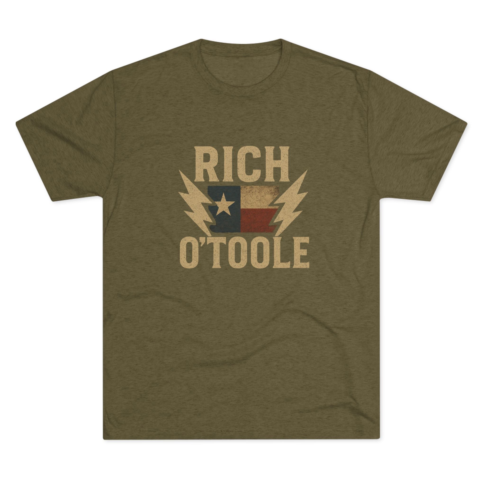 Rich O'Toole Lightning - Tri-Blend Crew Tee