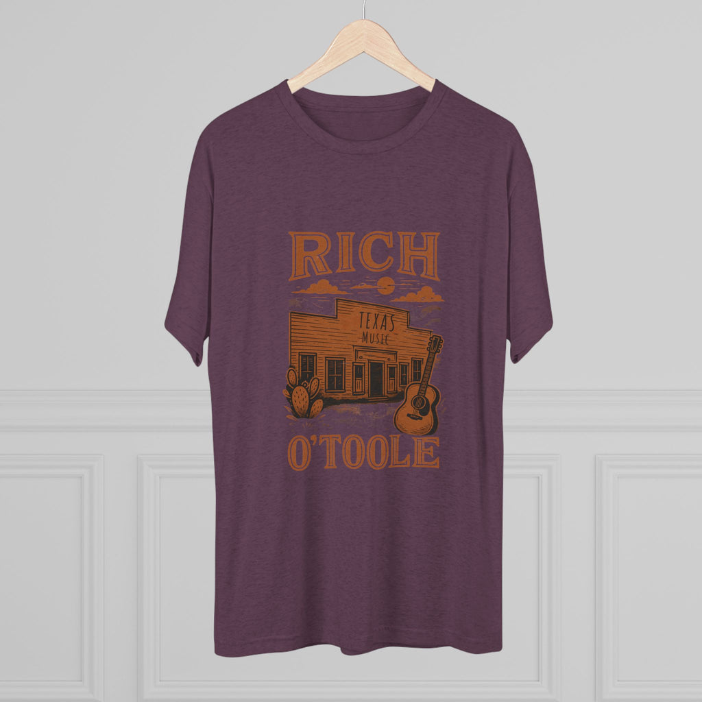 Rich O'Toole Texas Music - Tri-Blend Crew Tee