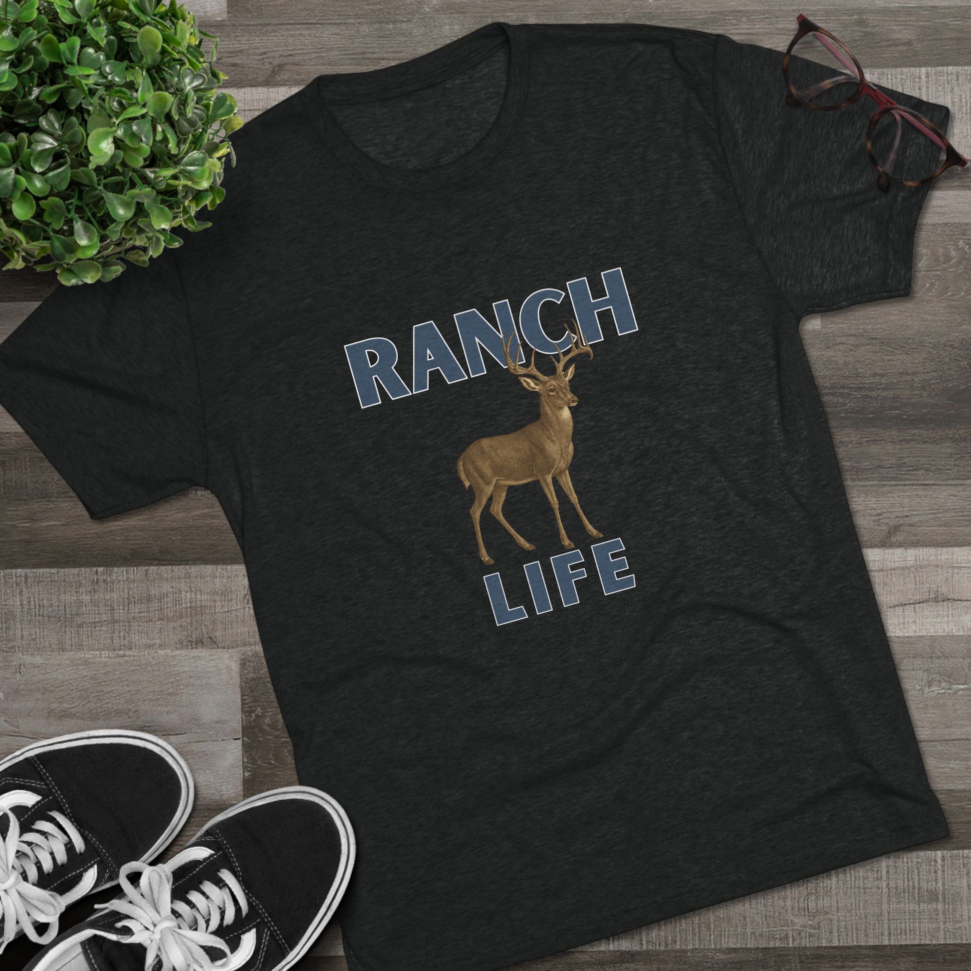 Ranch Life - Tri-Blend Crew Tee