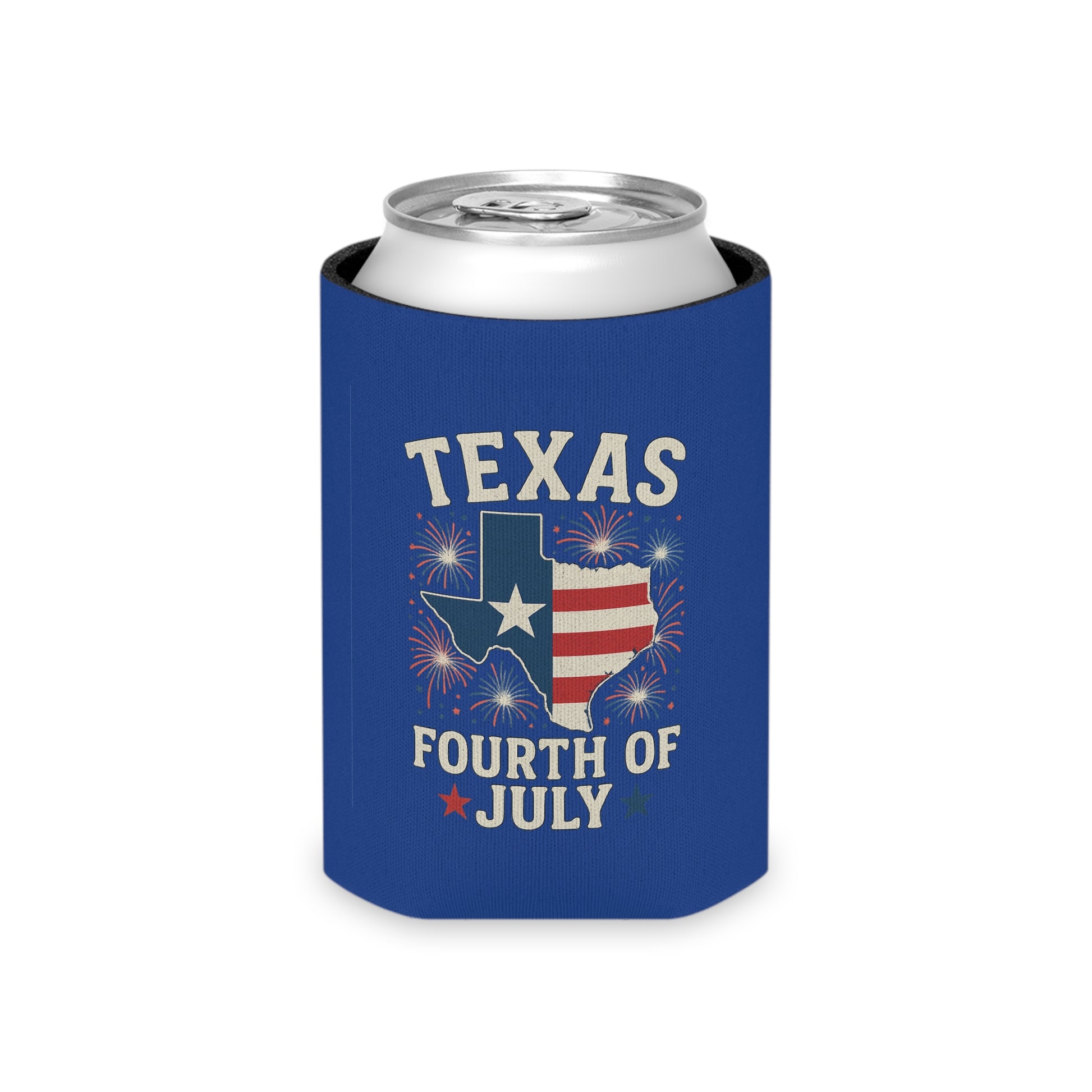 Texas 4th of July - Can Cooler